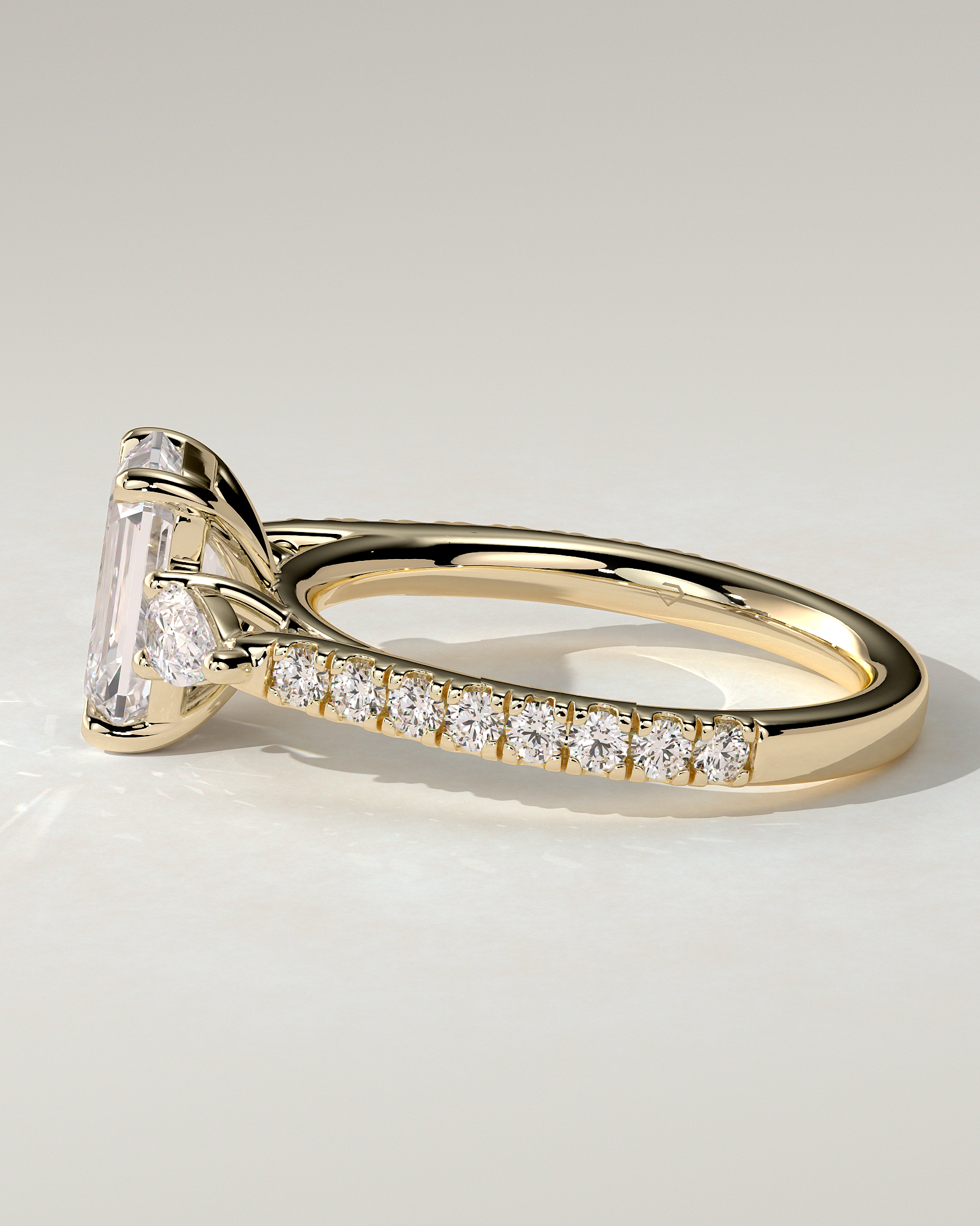 Autumn Trilogy Emerald Ring