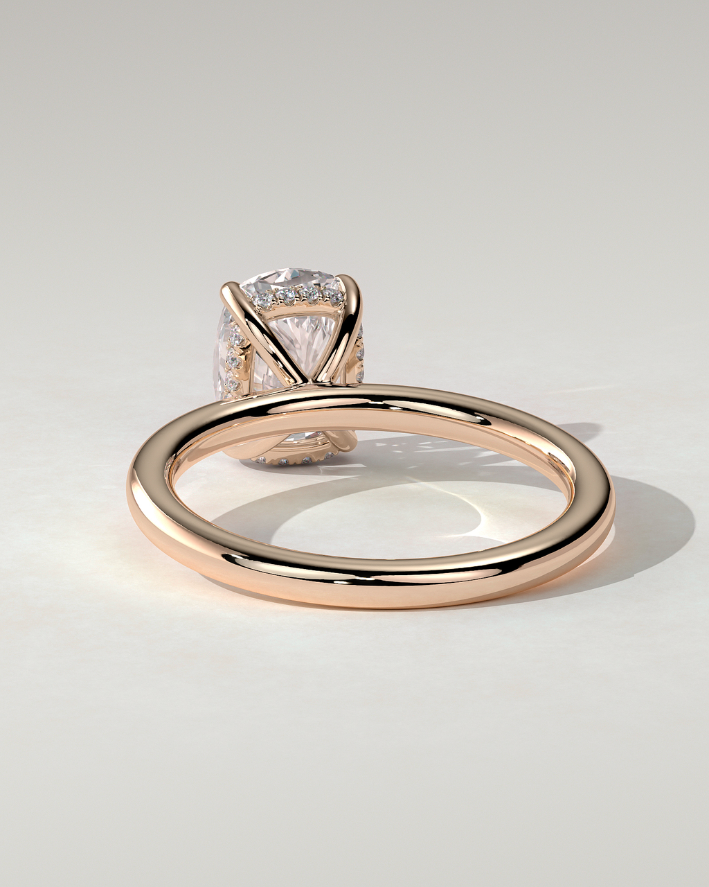 Ava Solitaire Cushion Ring