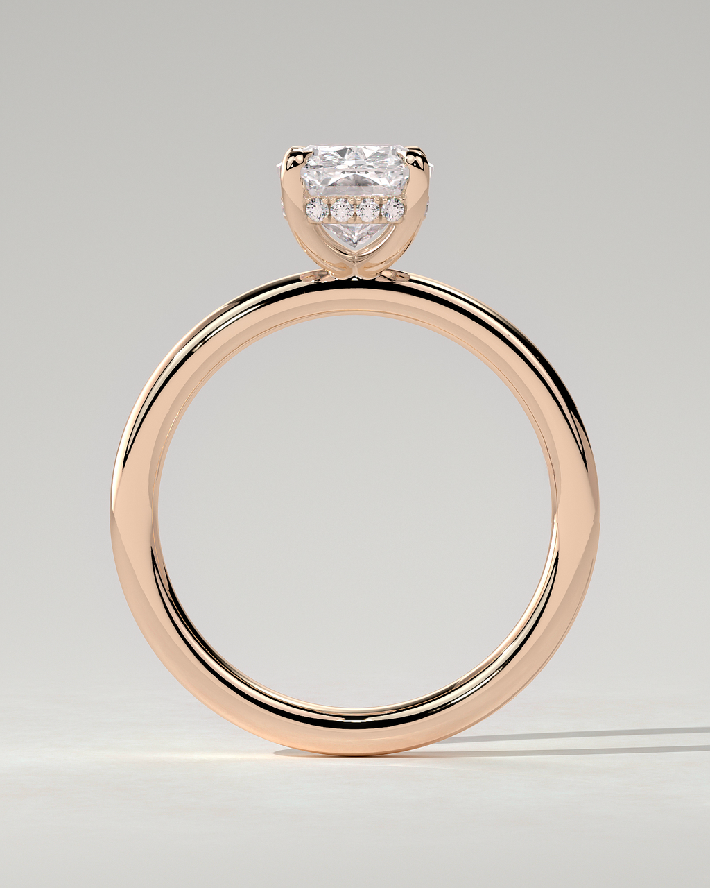 Ava Solitaire Cushion Ring