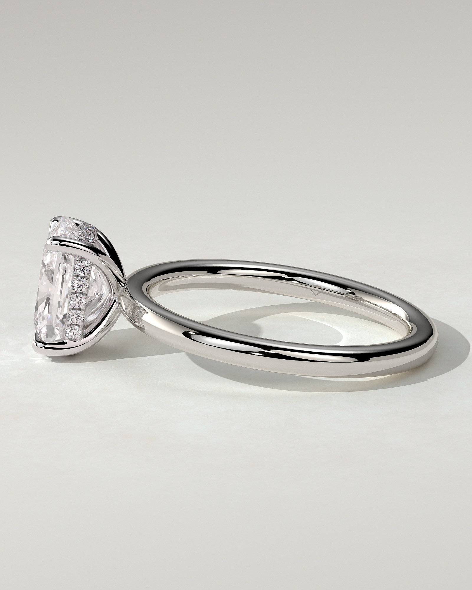 Ava Solitaire Cushion Ring