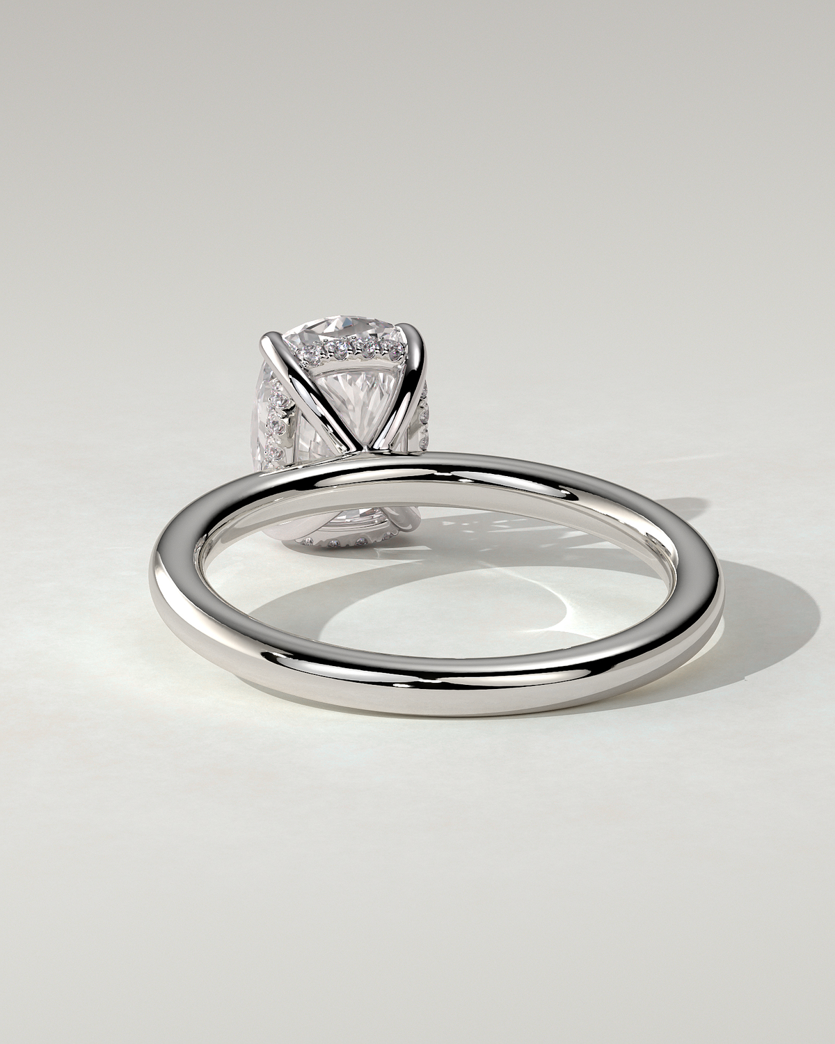 Ava Solitaire Cushion Ring