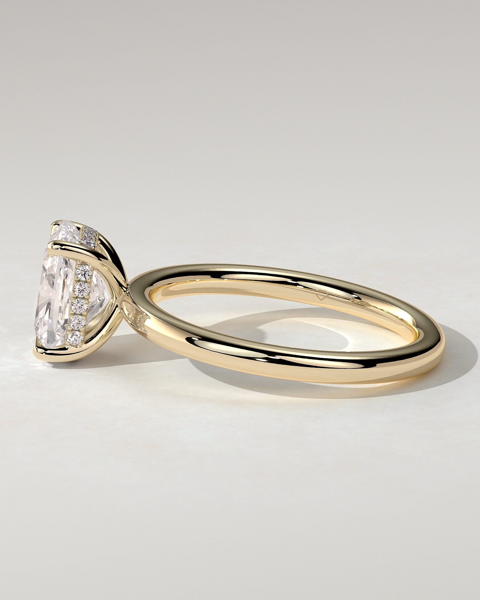 Ava Solitaire Cushion Ring