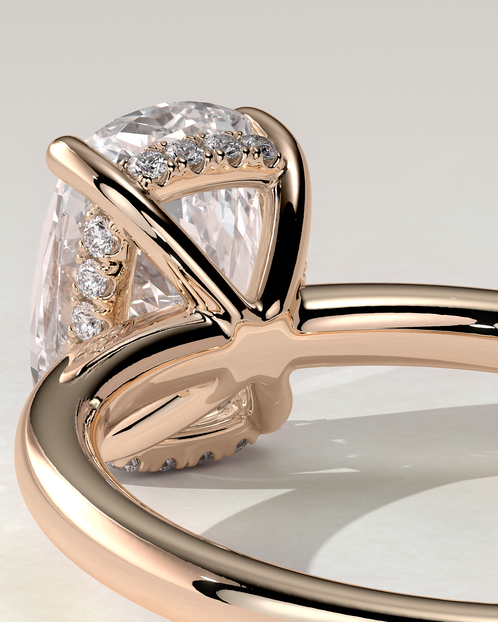 Ava Solitaire Cushion Ring