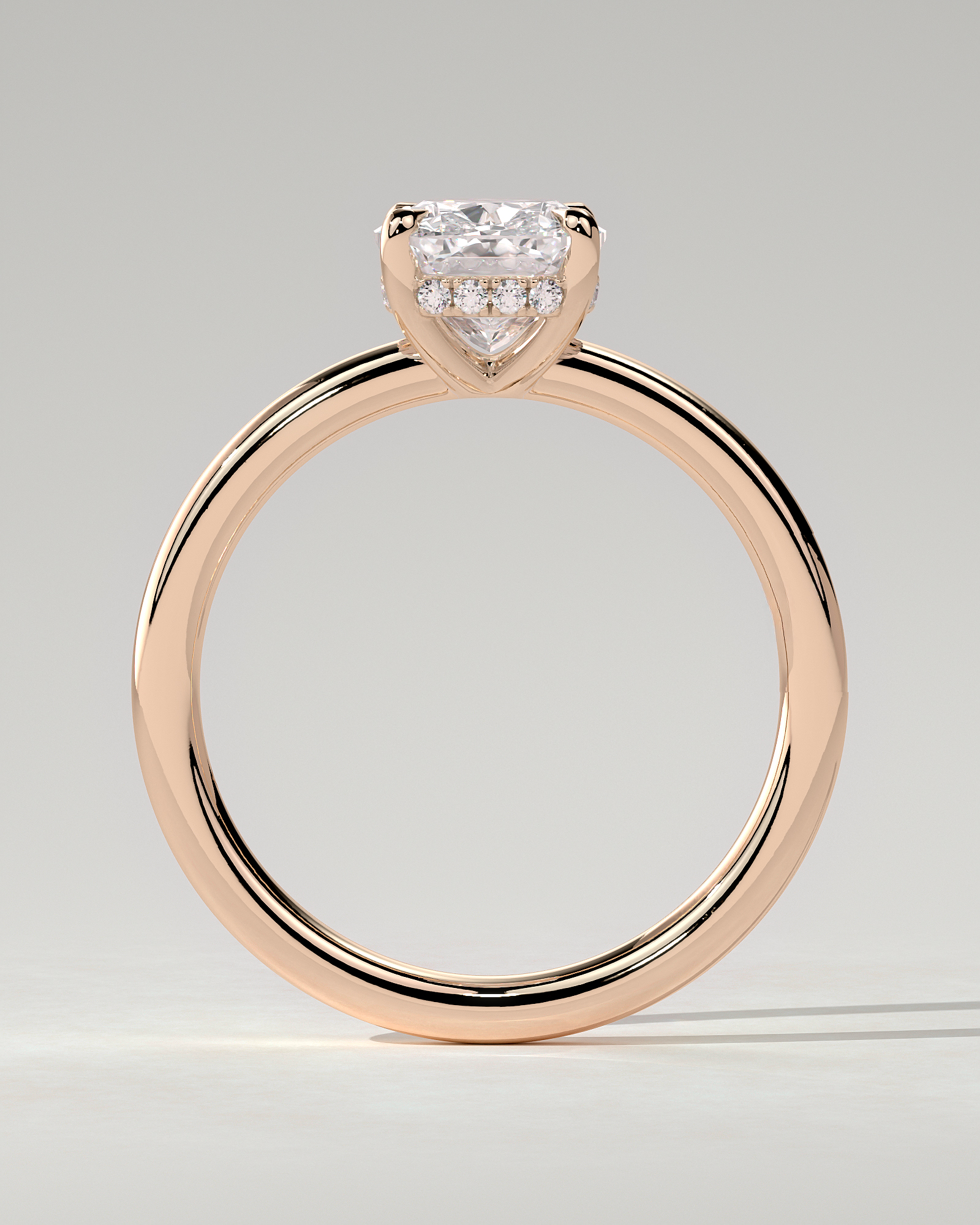 Ava Solitaire Cushion Ring