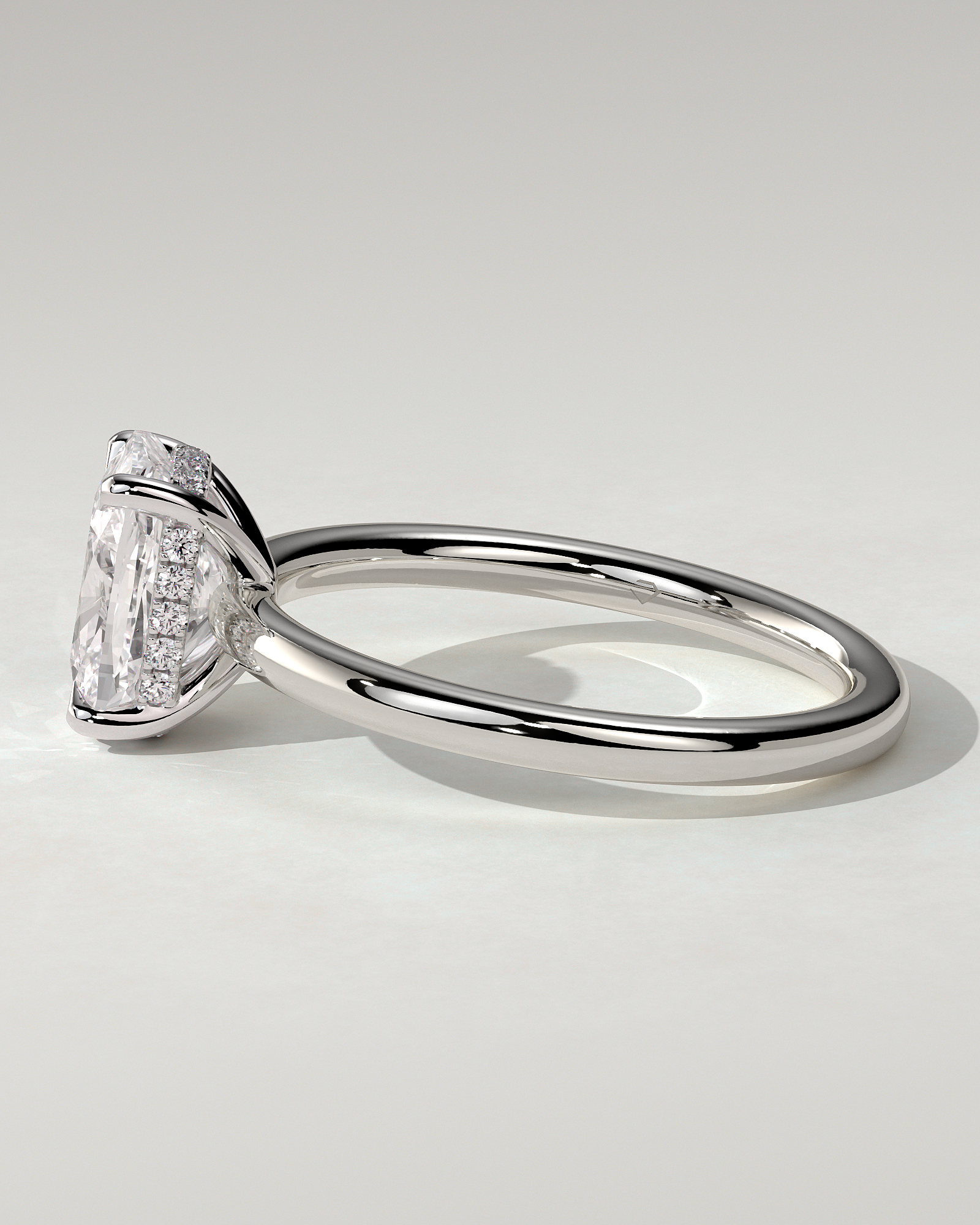 Ava Solitaire Cushion Ring