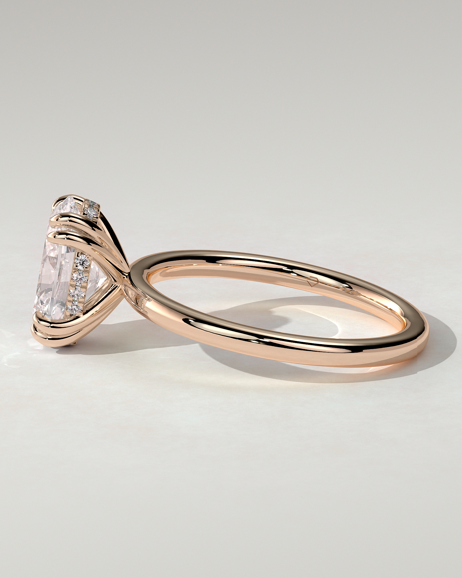 Avery Solitaire Oval Ring