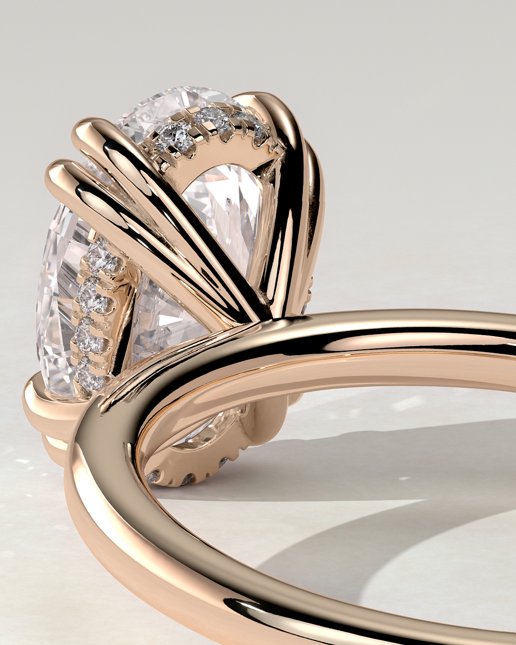 Avery Solitaire Oval Ring