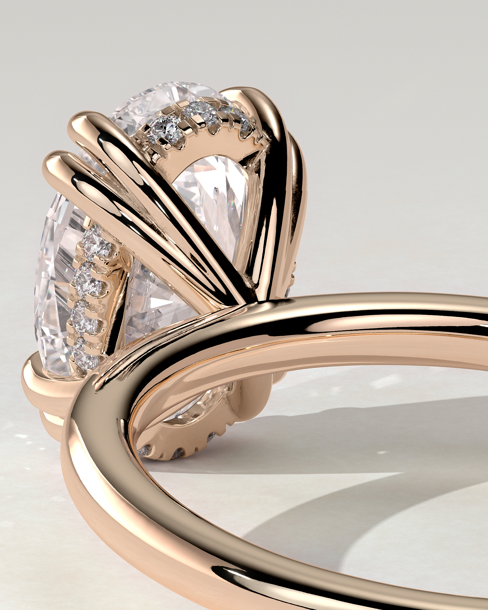 Avery Solitaire Oval Ring