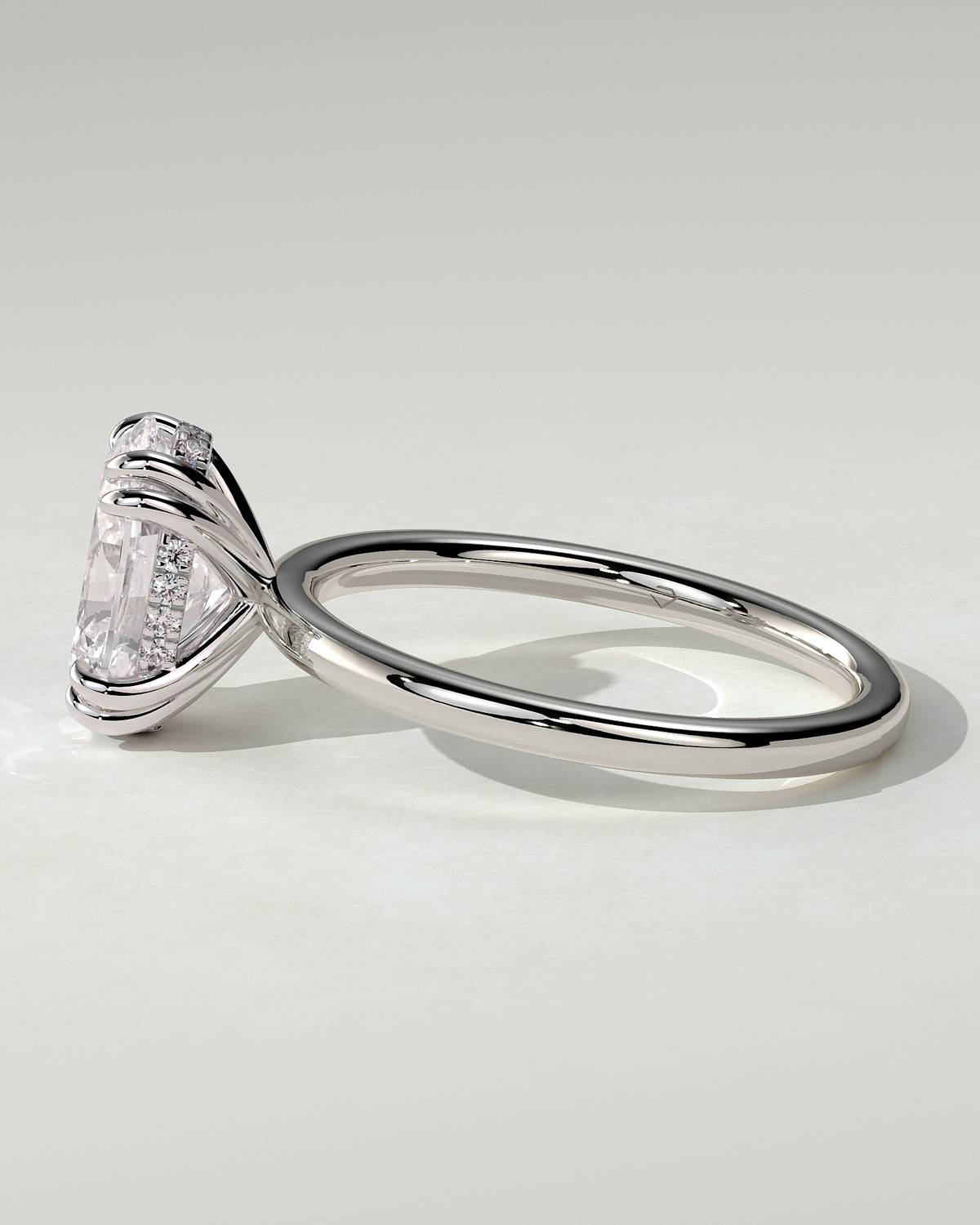 Avery Solitaire Oval Ring