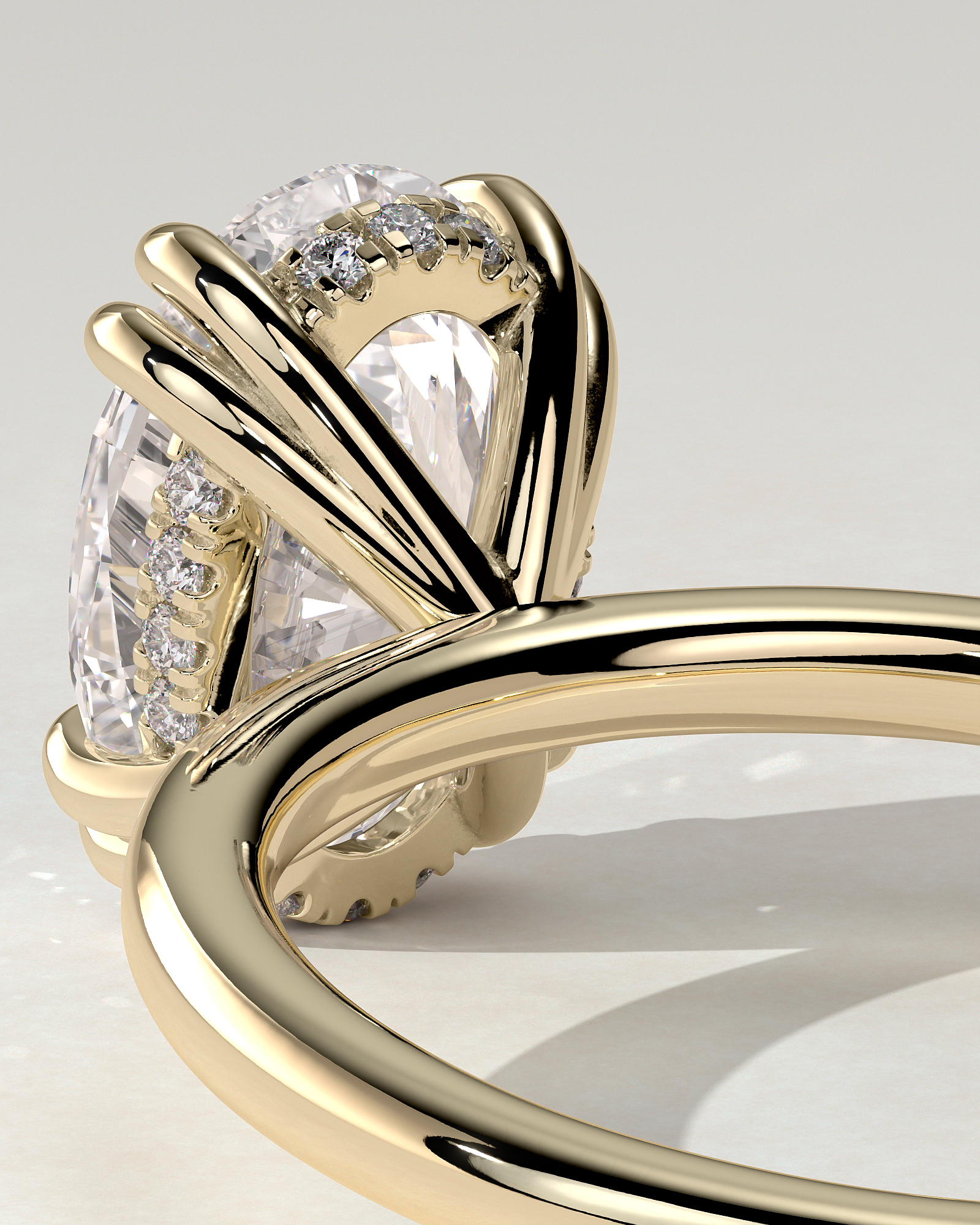 Avery Solitaire Oval Ring