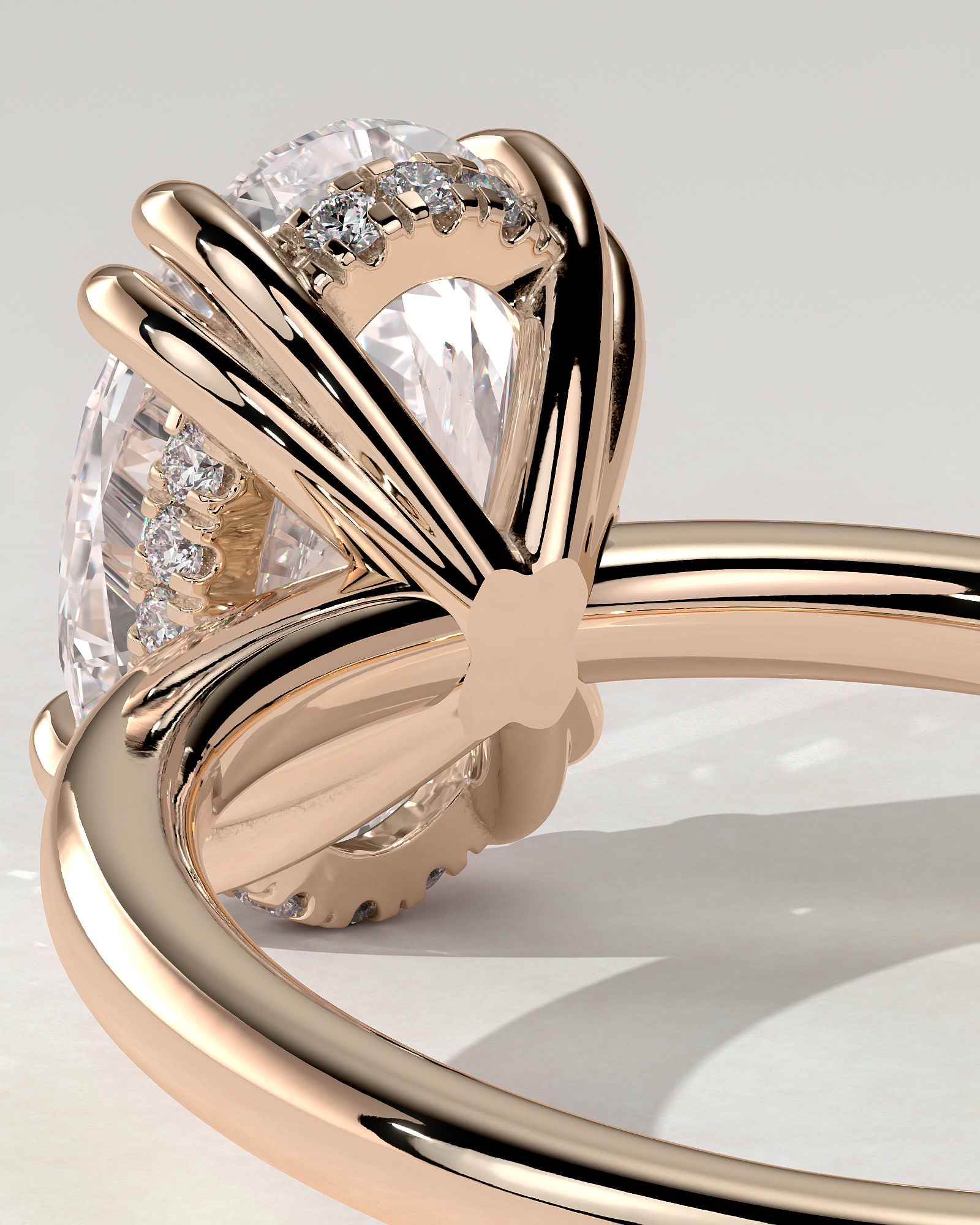 Avery Solitaire Oval Ring