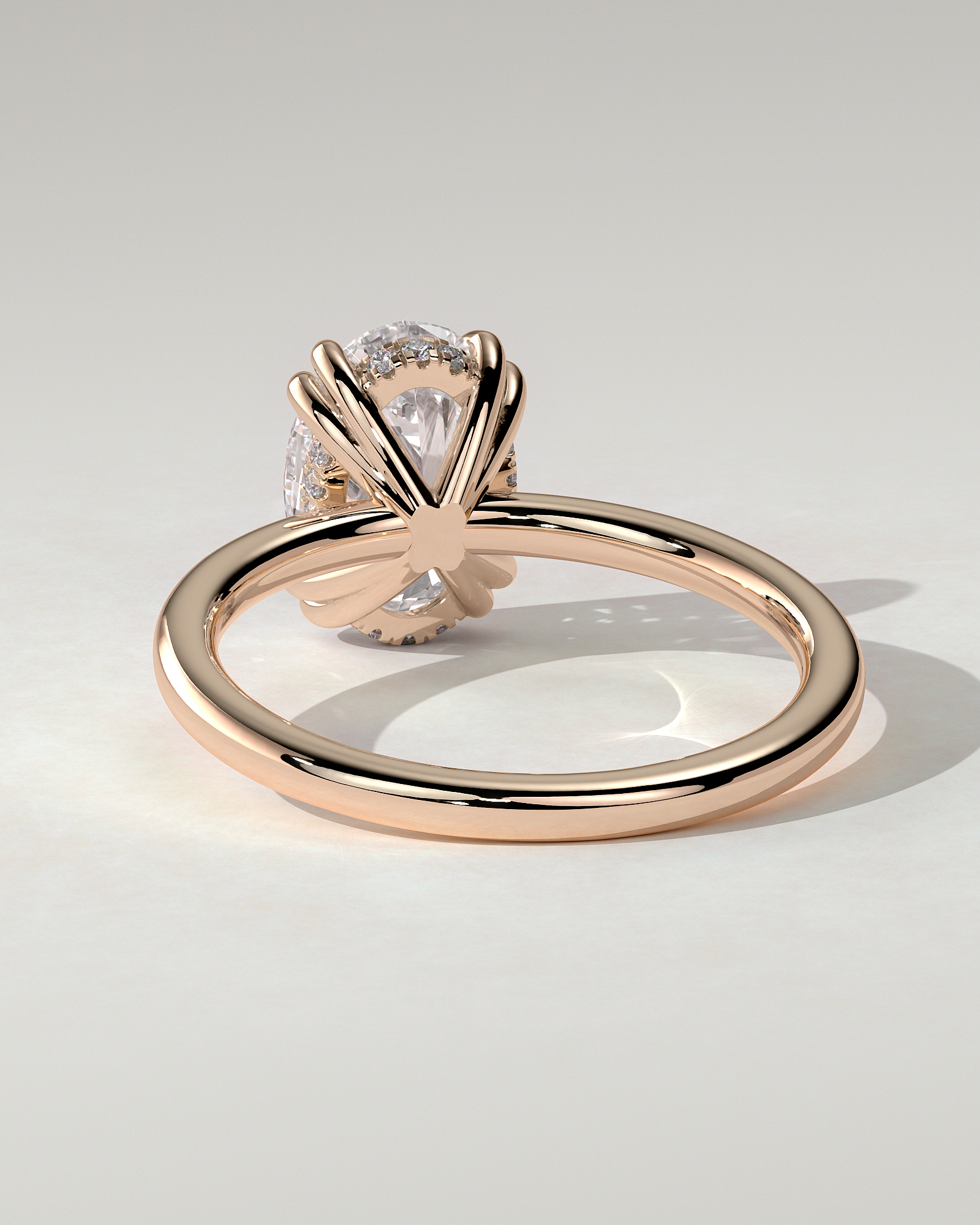 Avery Solitaire Oval Ring