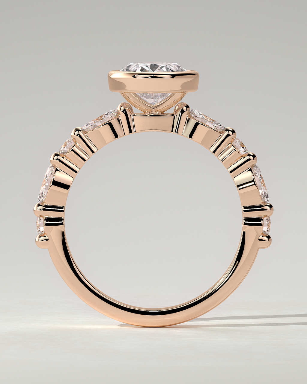 Aylin Bezel Round Ring