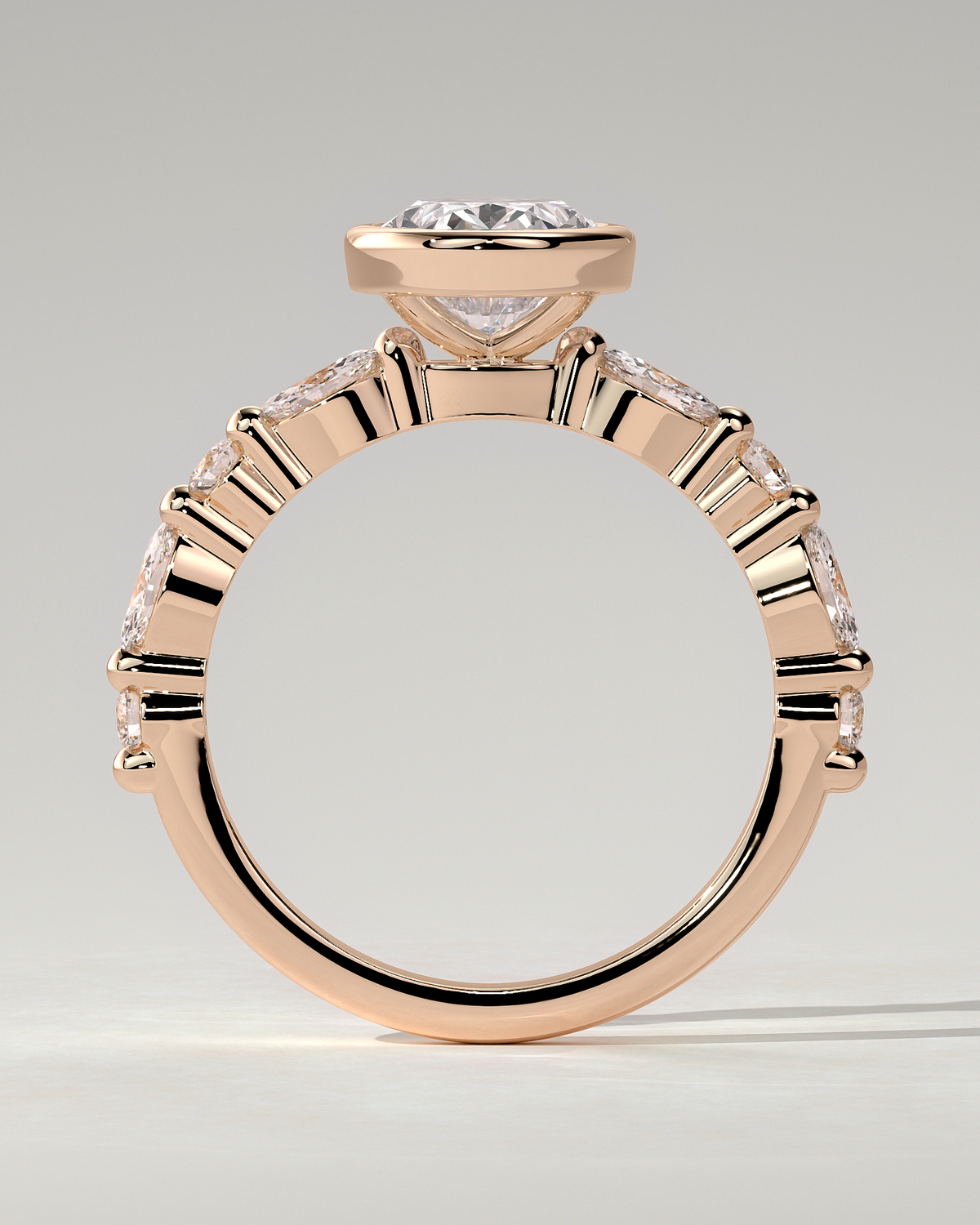 Aylin Bezel Round Ring