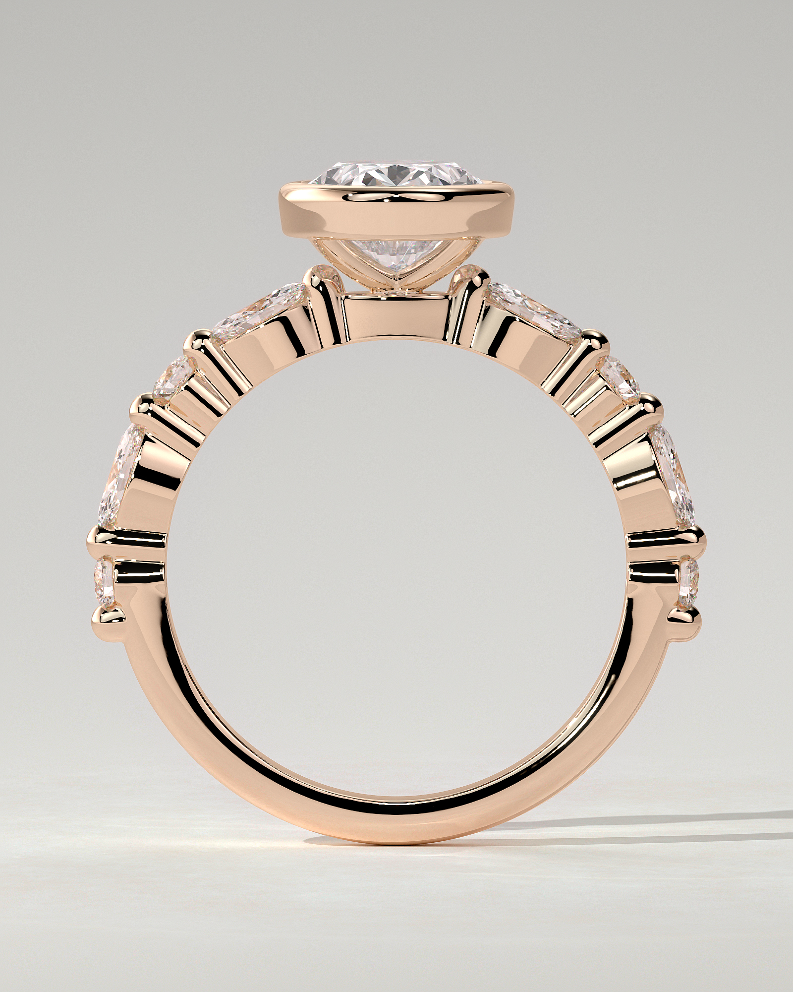 Aylin Bezel Round Ring