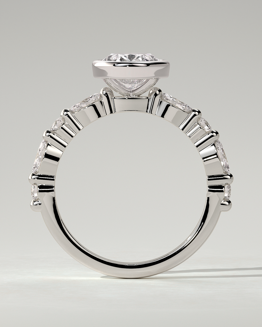 Aylin Bezel Round Ring