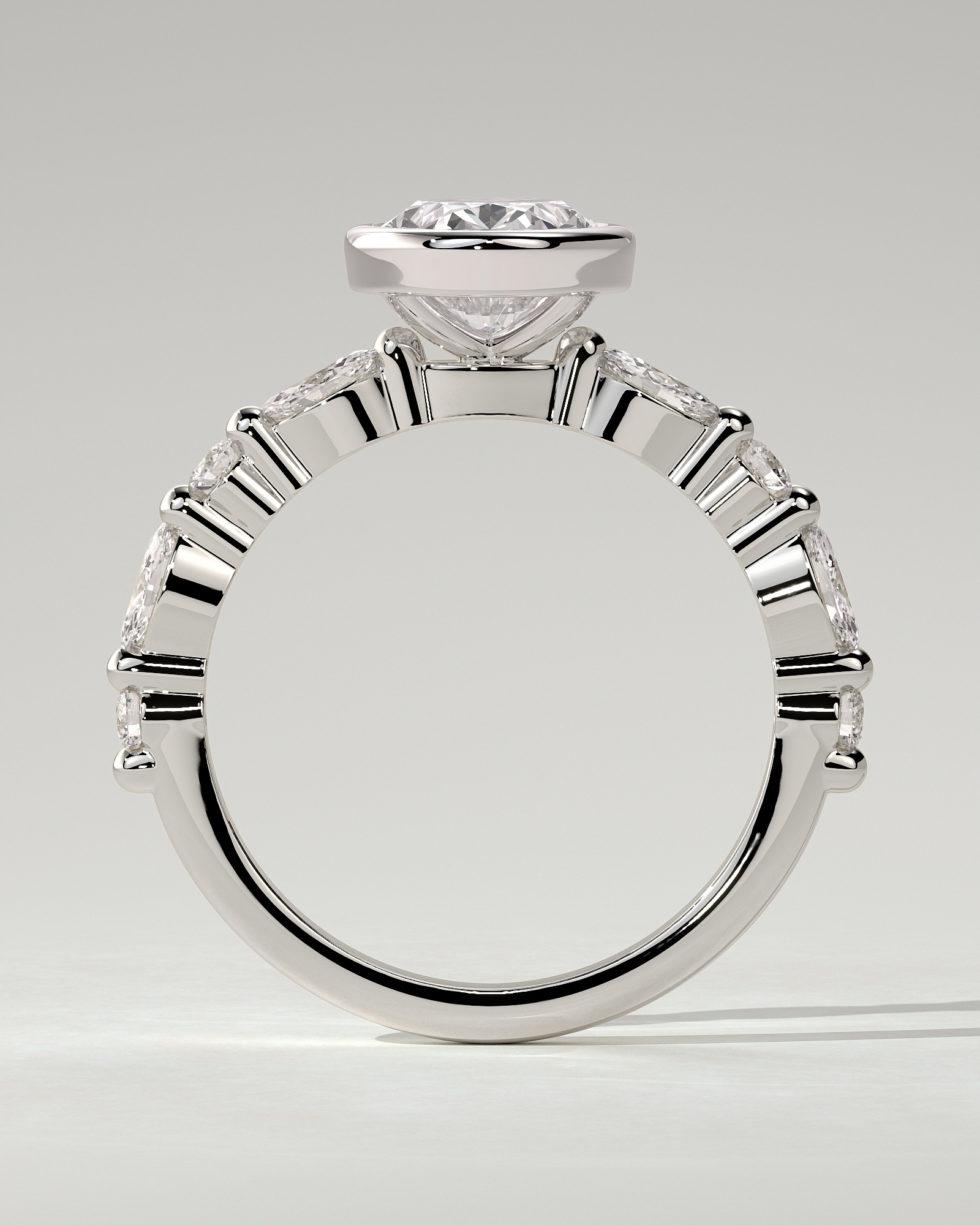 Aylin Bezel Round Ring
