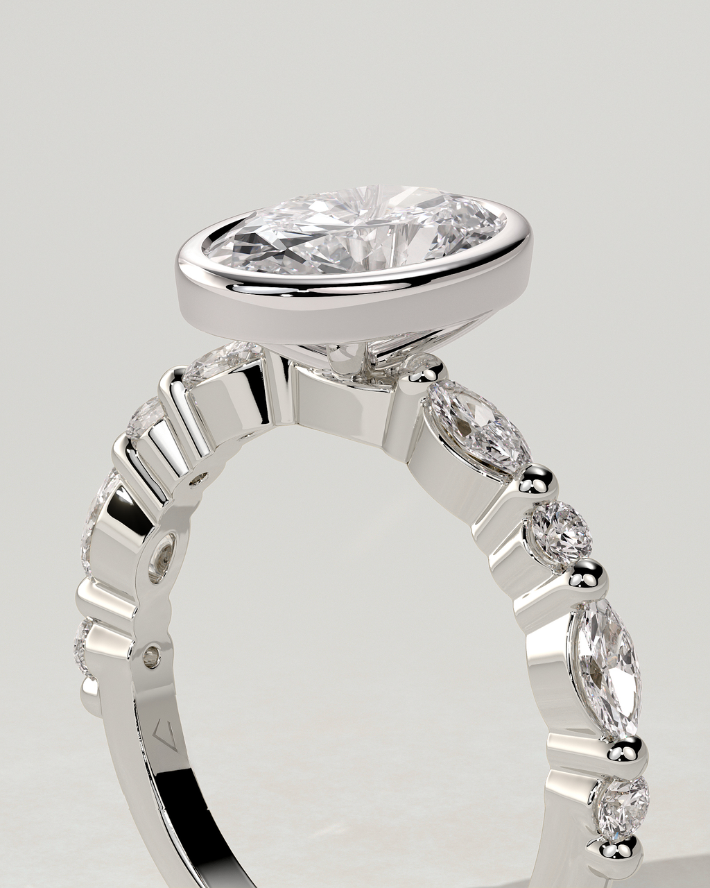 Aylin Bezel Round Ring