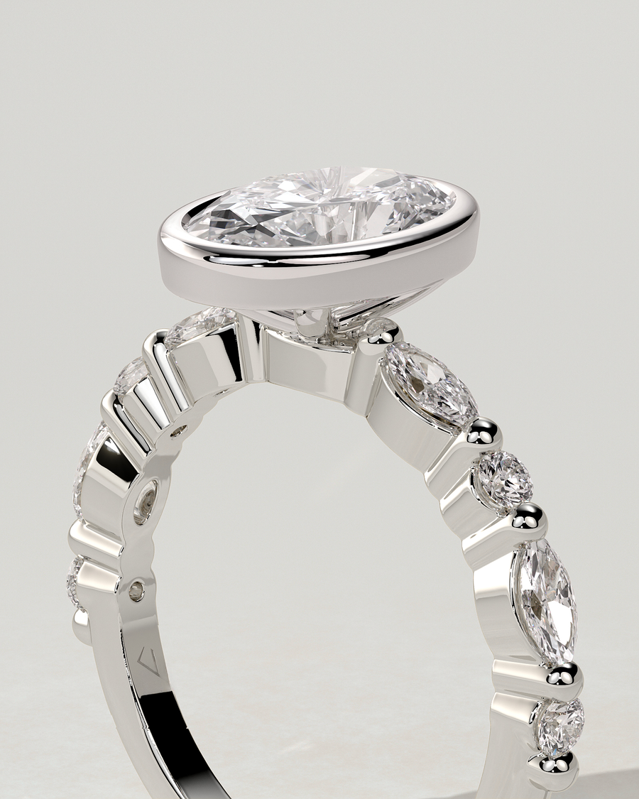 Aylin Bezel Round Ring