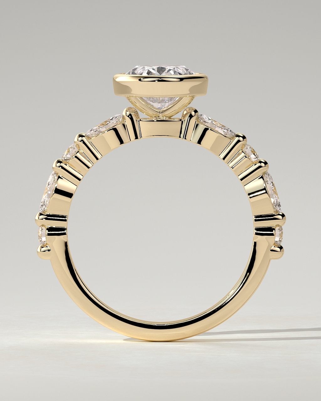 Aylin Bezel Round Ring