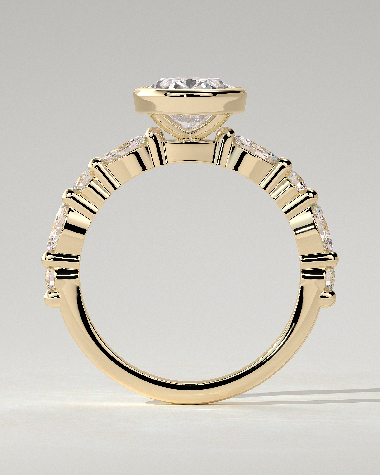 Aylin Bezel Round Ring