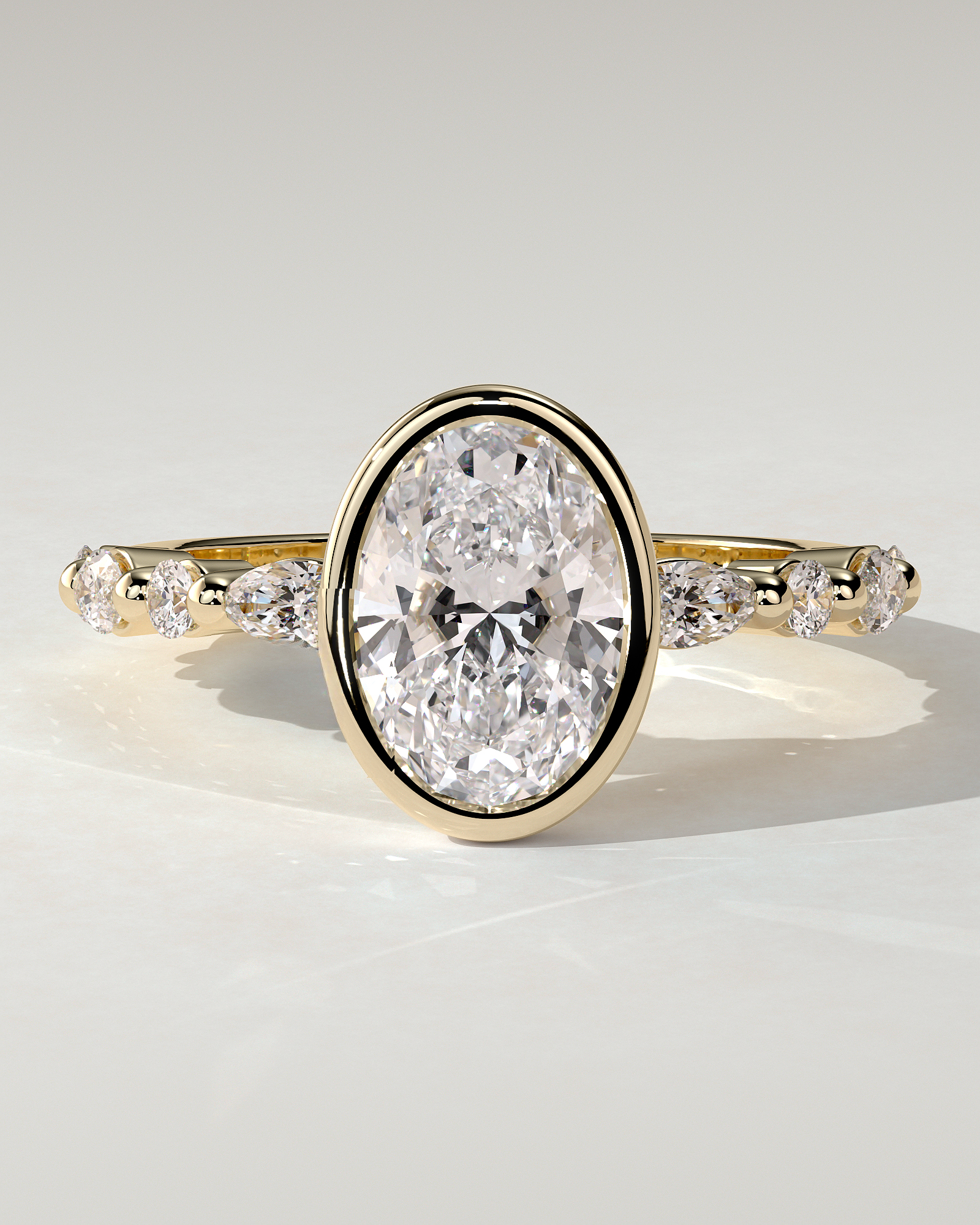 Aylin Bezel Round Ring