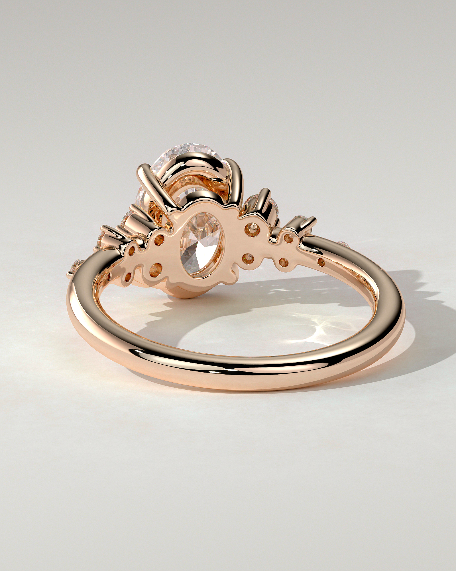 Bella Solitaire Oval Ring