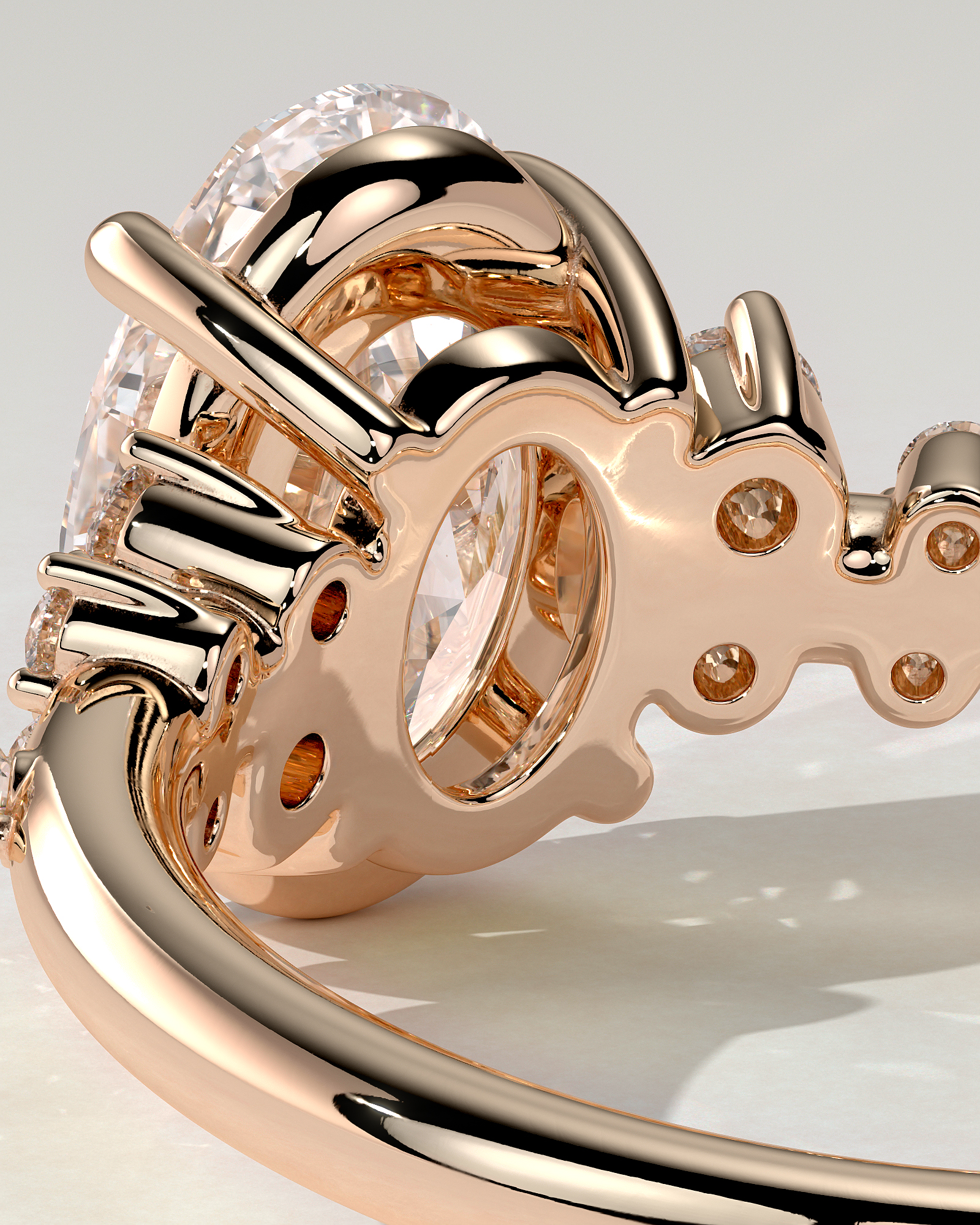 Bella Solitaire Oval Ring