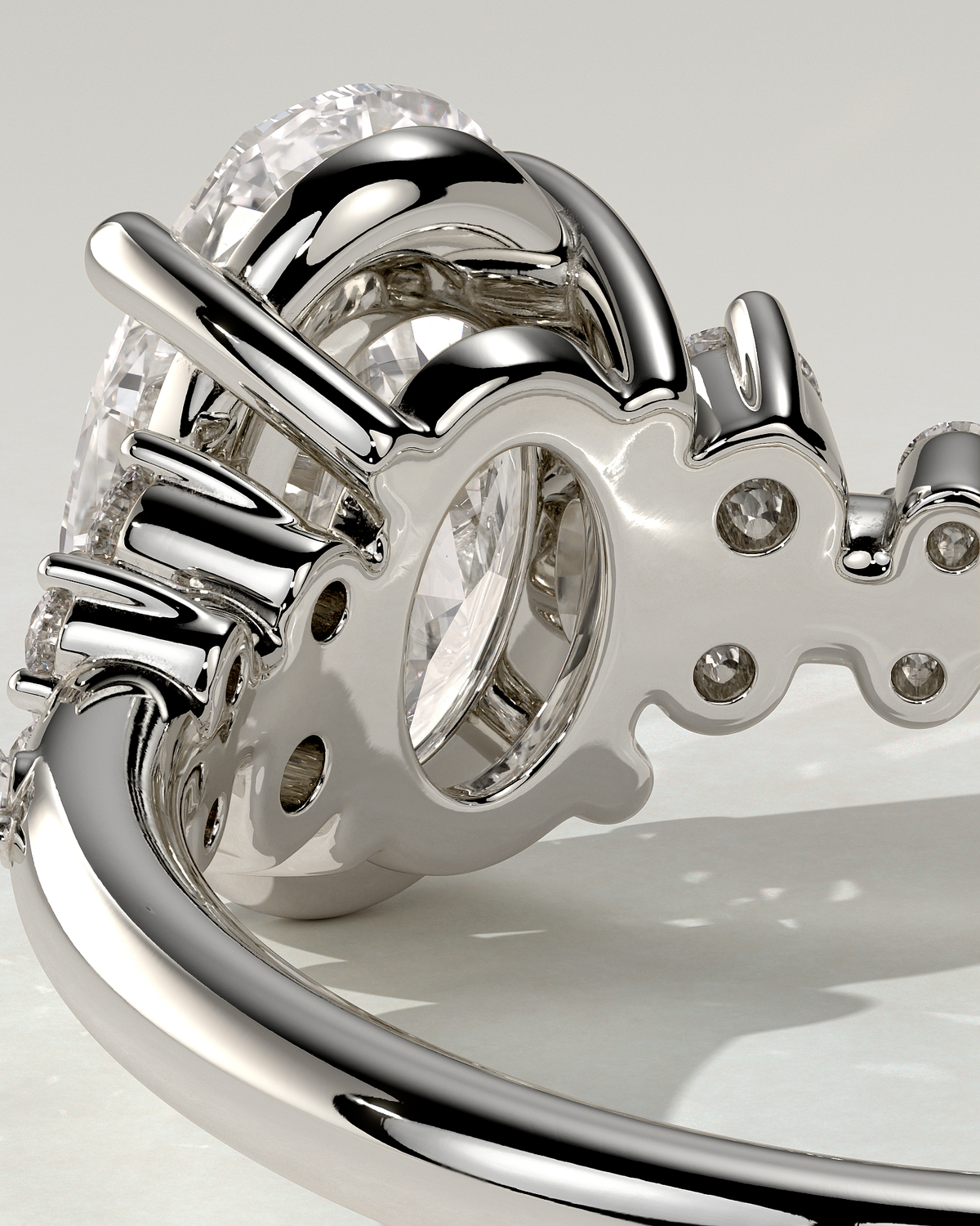 Bella Solitaire Oval Ring