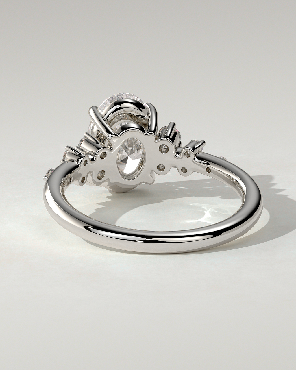 Bella Solitaire Oval Ring