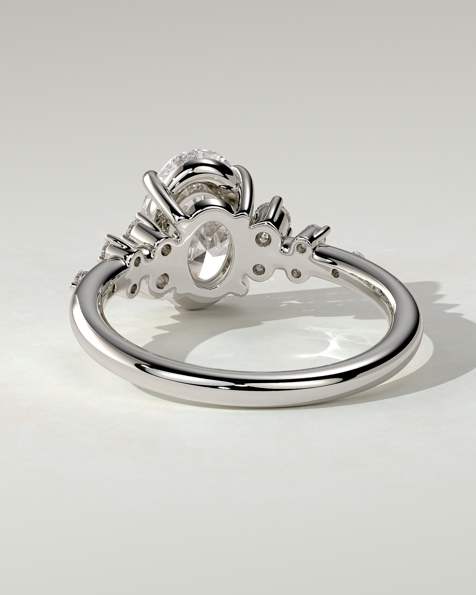 Bella Solitaire Oval Ring