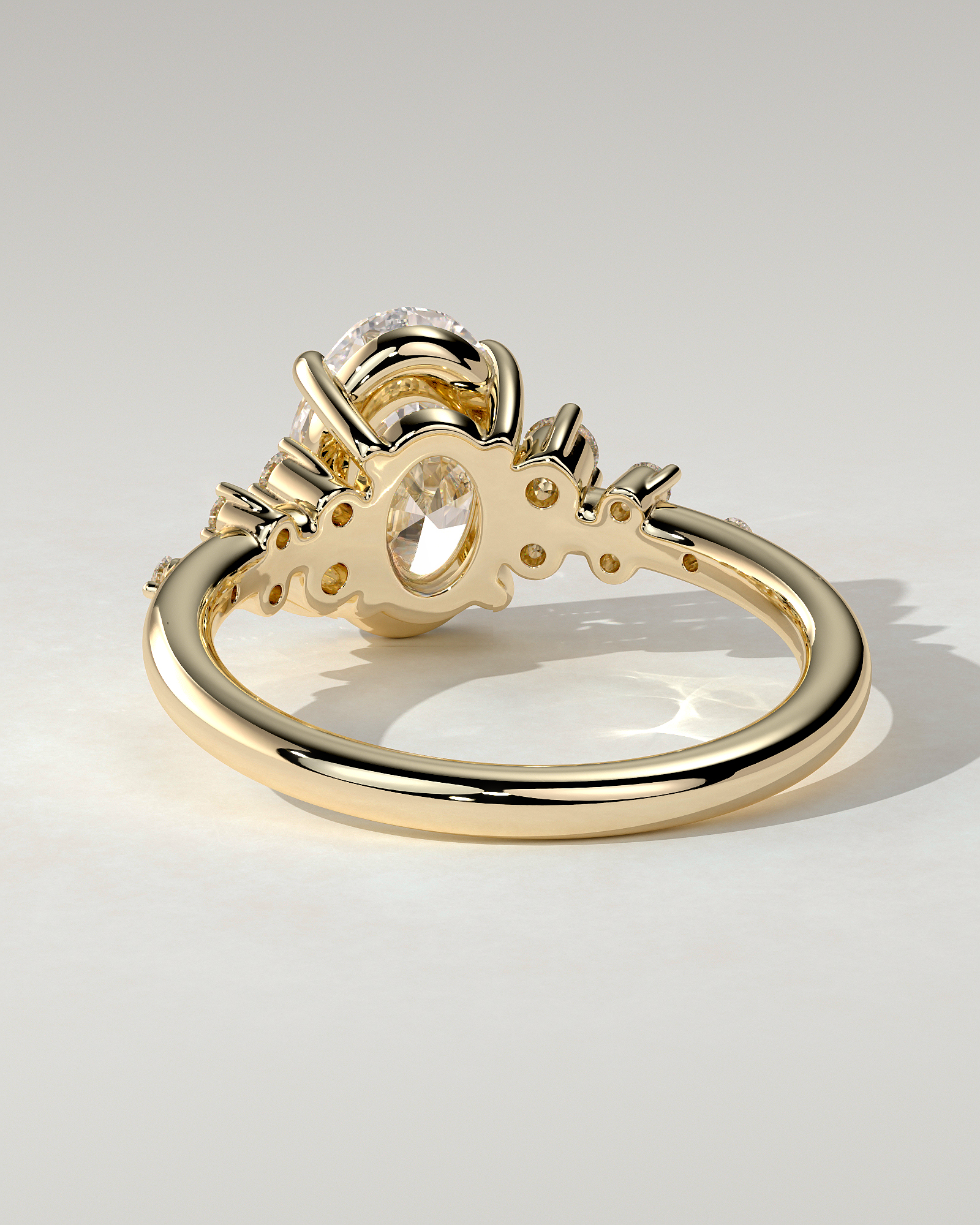 Bella Solitaire Oval Ring