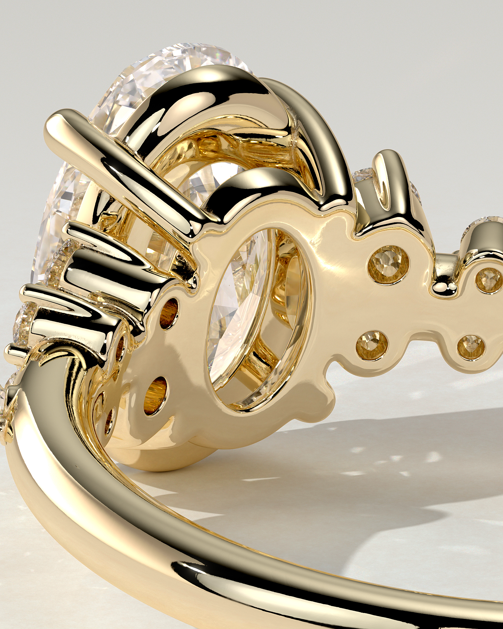 Bella Solitaire Oval Ring