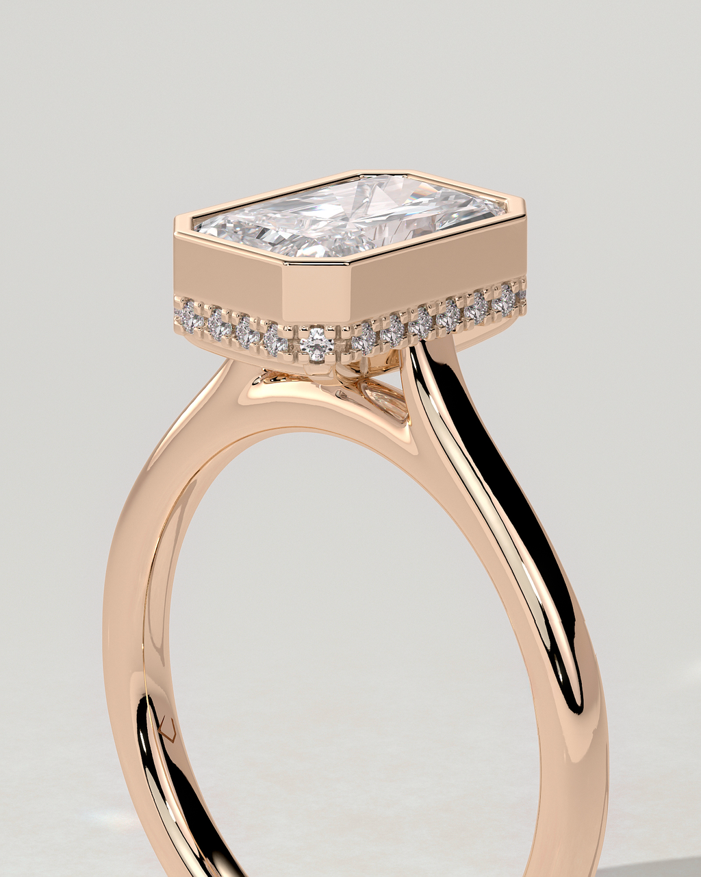 Bennie Bezel Round Ring
