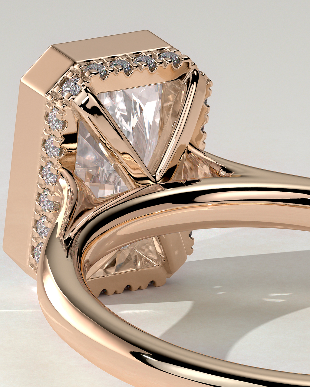 Bennie Bezel Round Ring