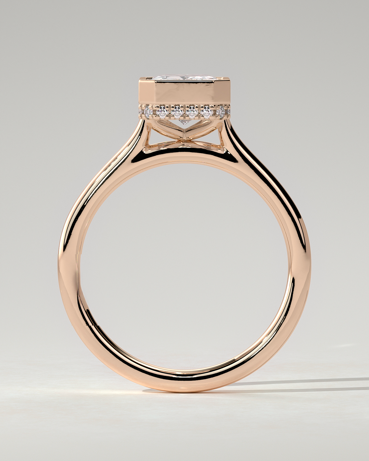 Bennie Bezel Round Ring
