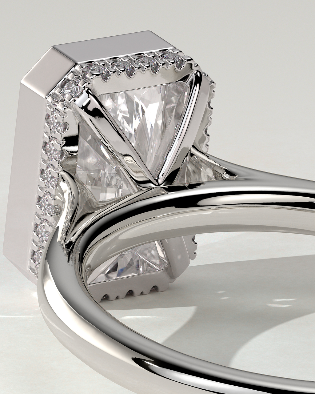 Bennie Bezel Round Ring
