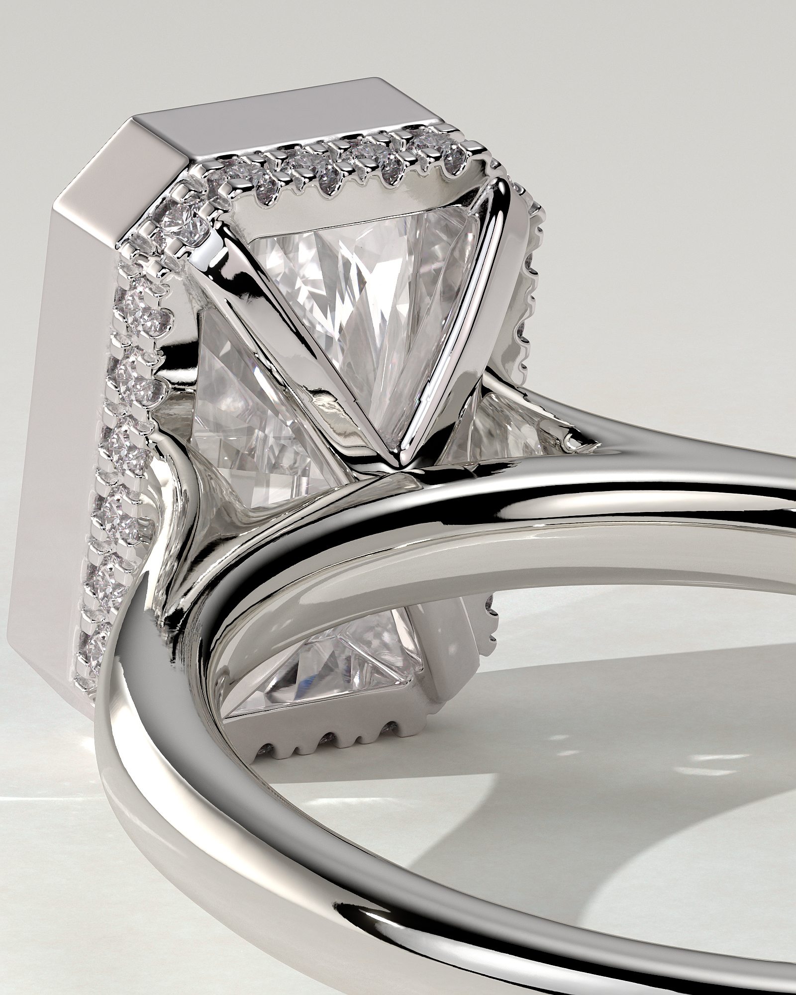 Bennie Bezel Round Ring