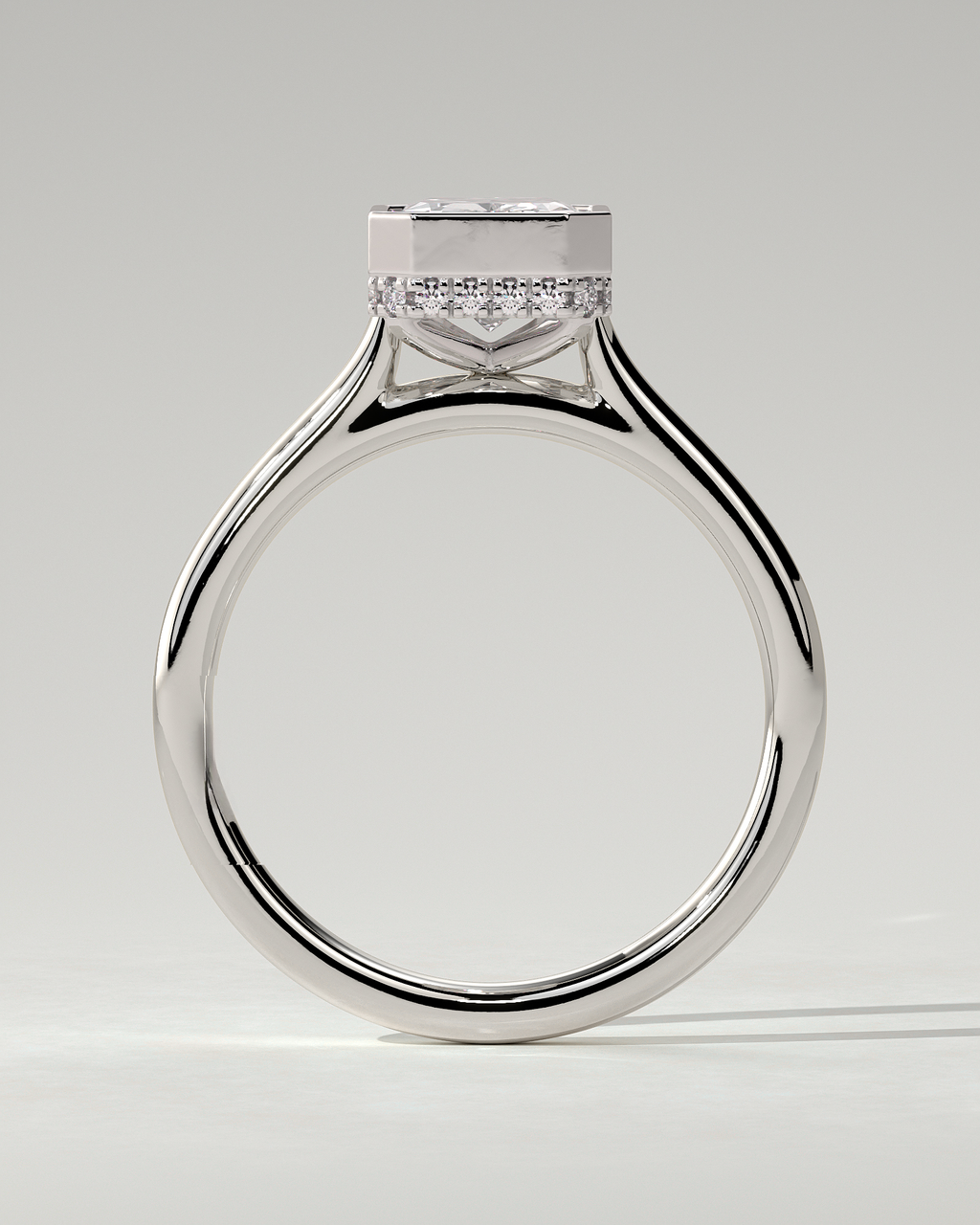 Bennie Bezel Round Ring