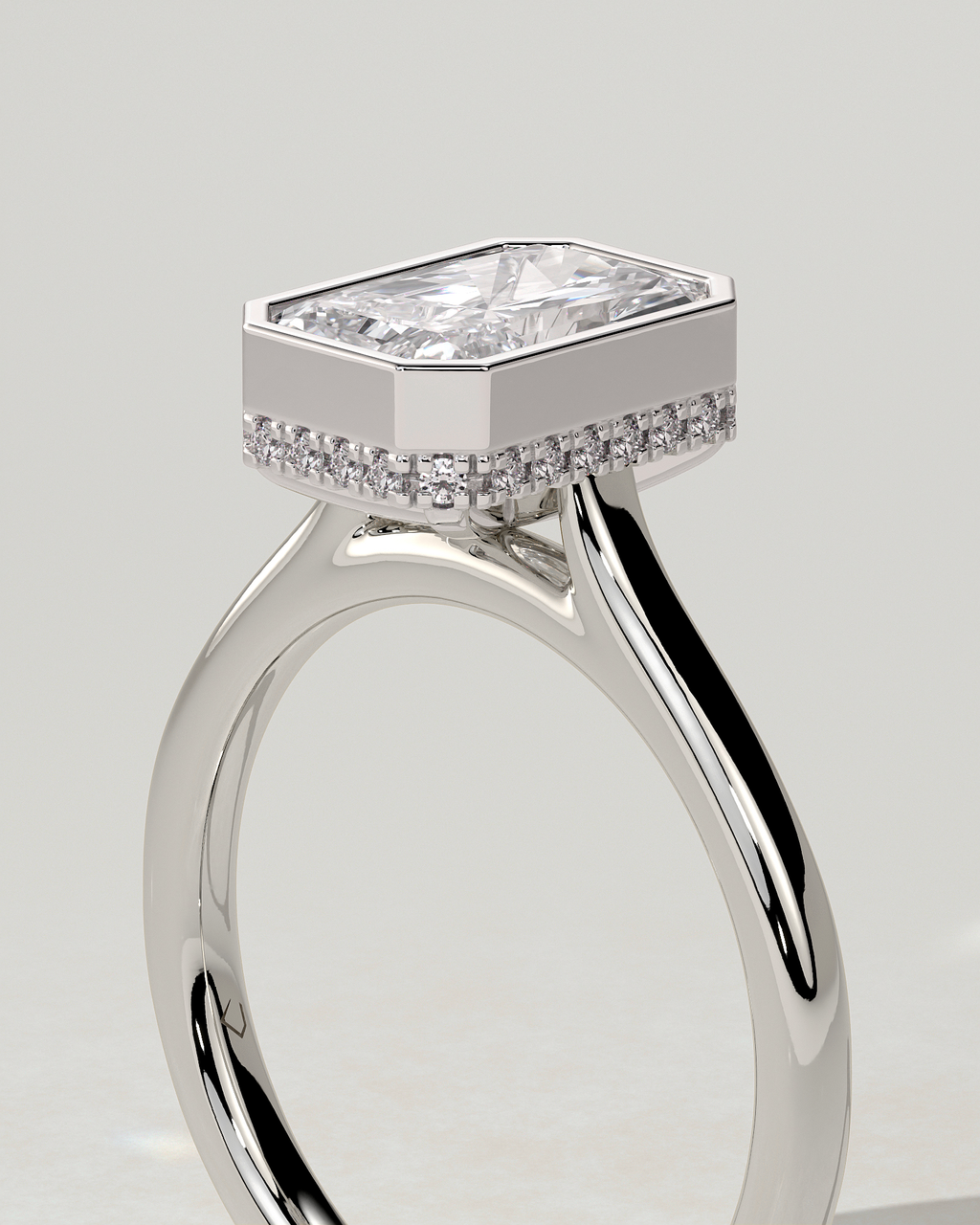 Bennie Bezel Round Ring