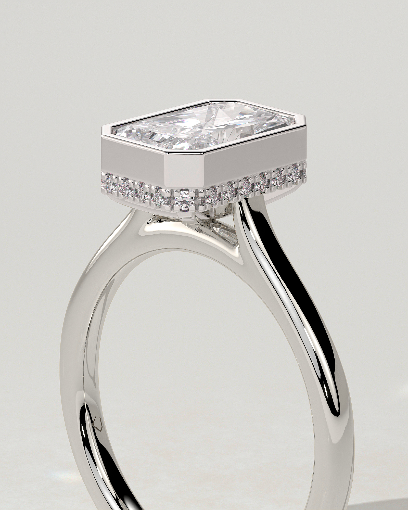 Bennie Bezel Round Ring