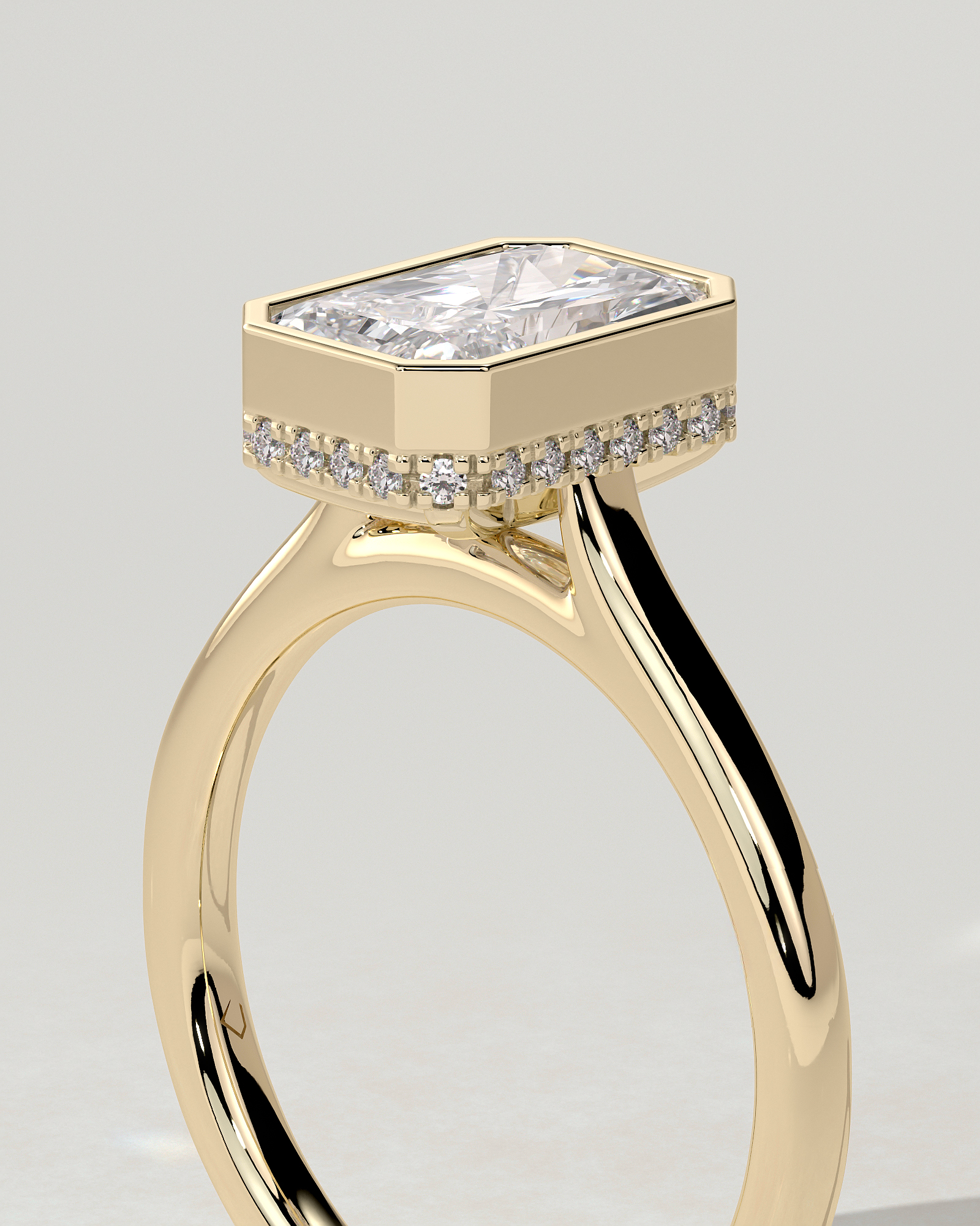 Bennie Bezel Round Ring