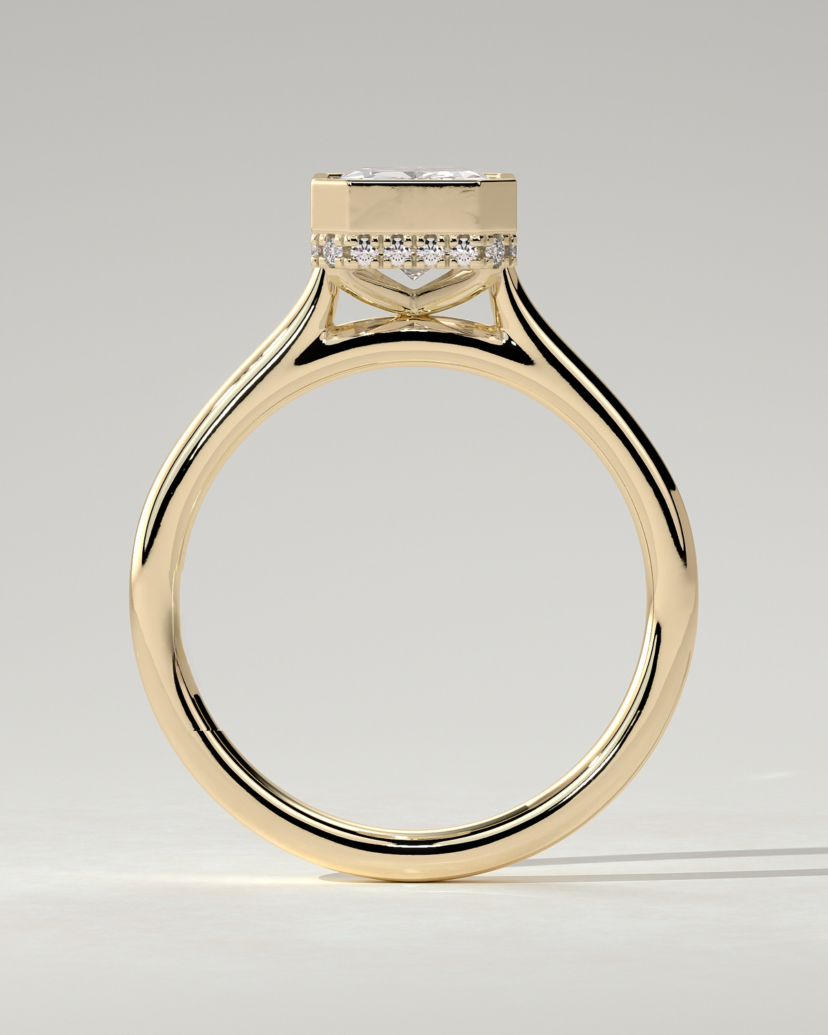 Bennie Bezel Round Ring