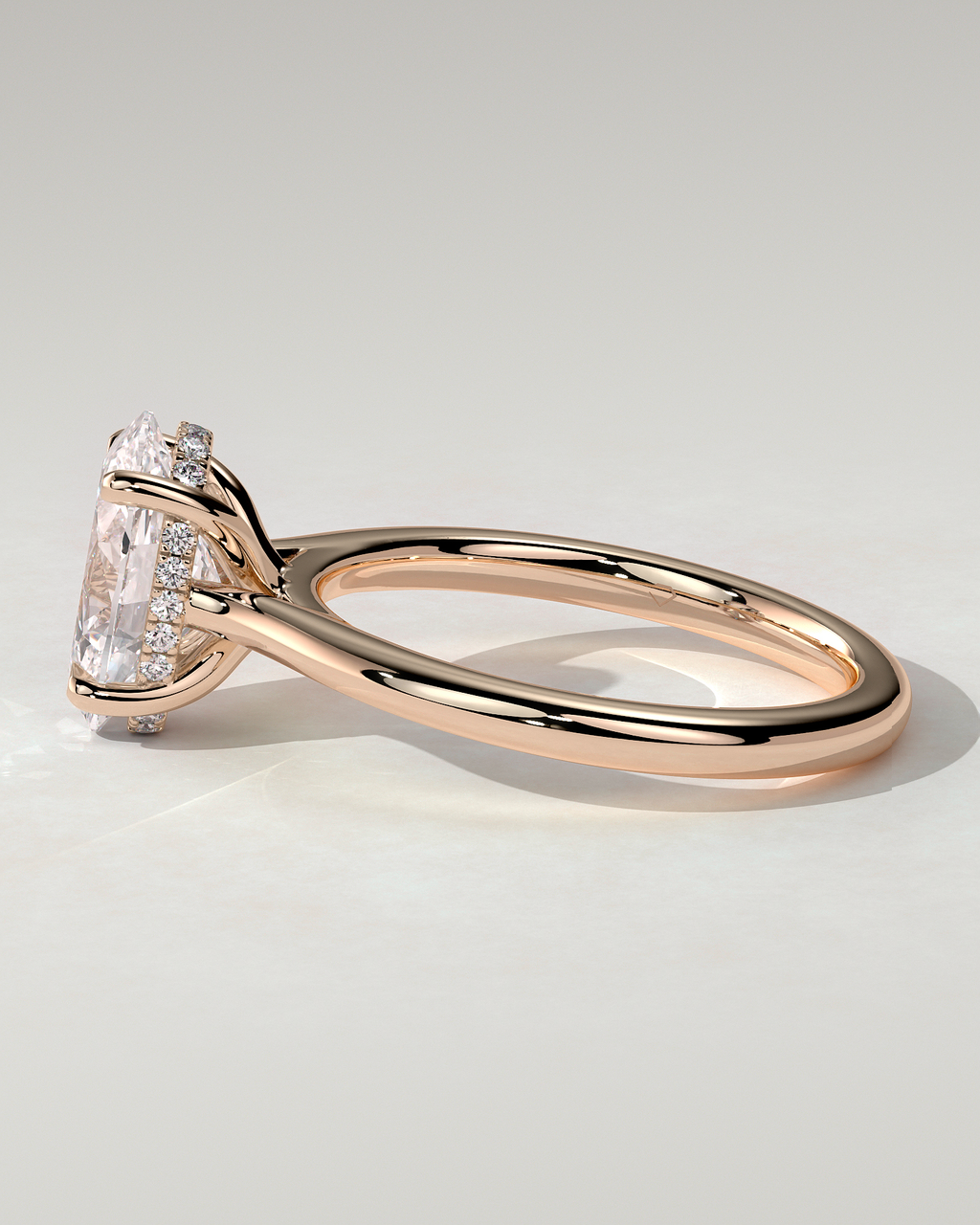 Bethany Solitaire Oval Ring