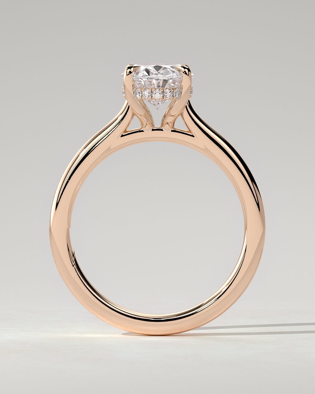 Bethany Solitaire Oval Ring