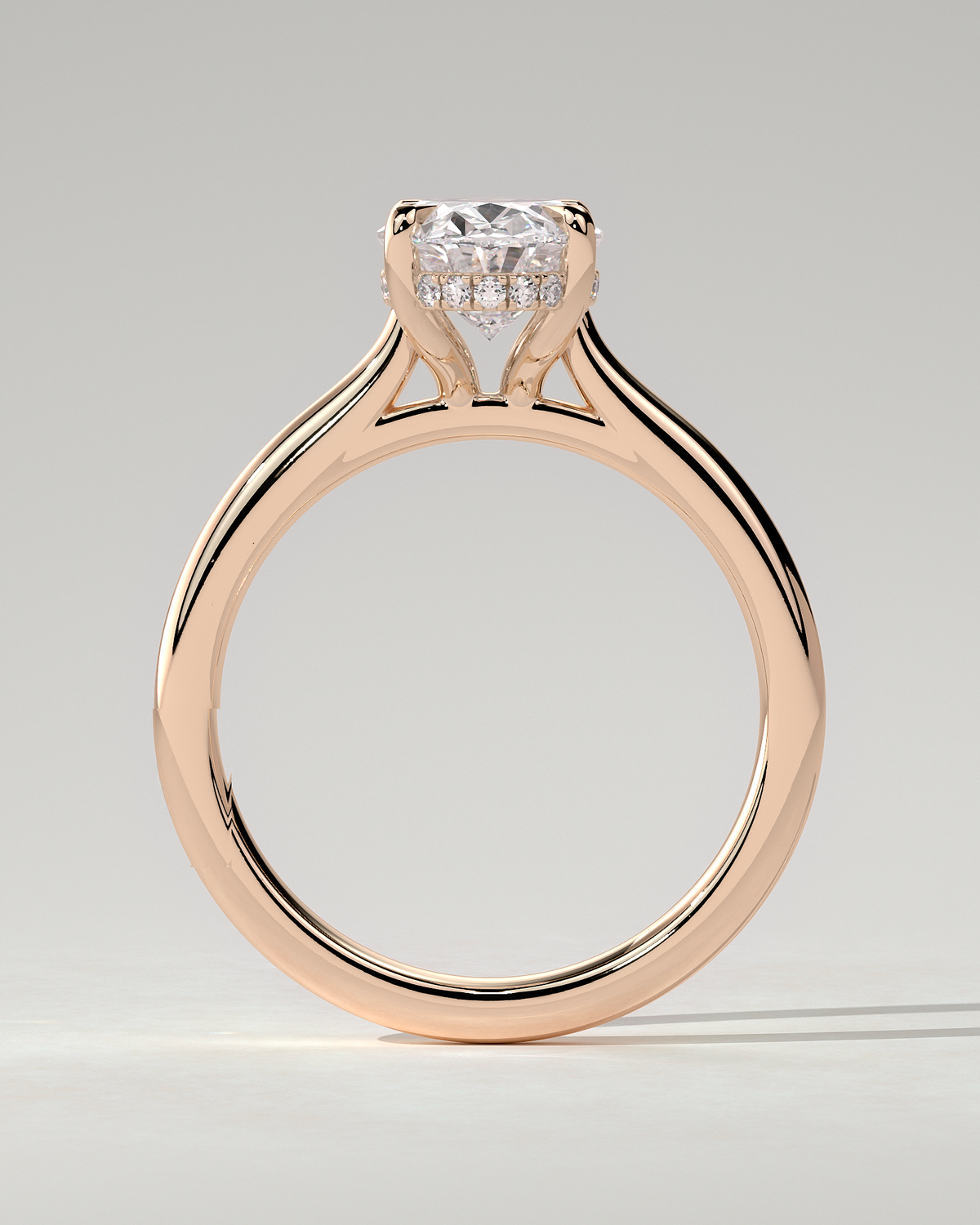Bethany Solitaire Oval Ring