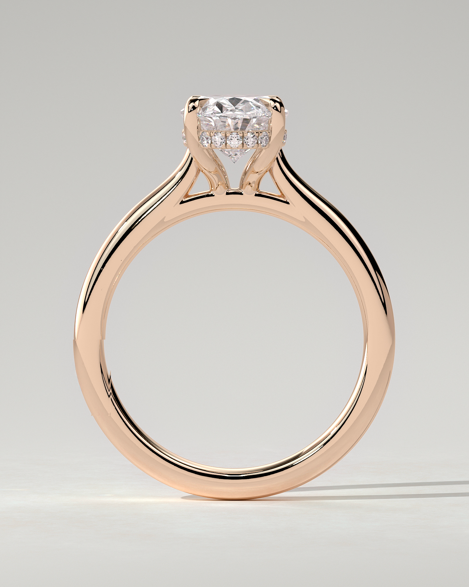 Bethany Solitaire Oval Ring