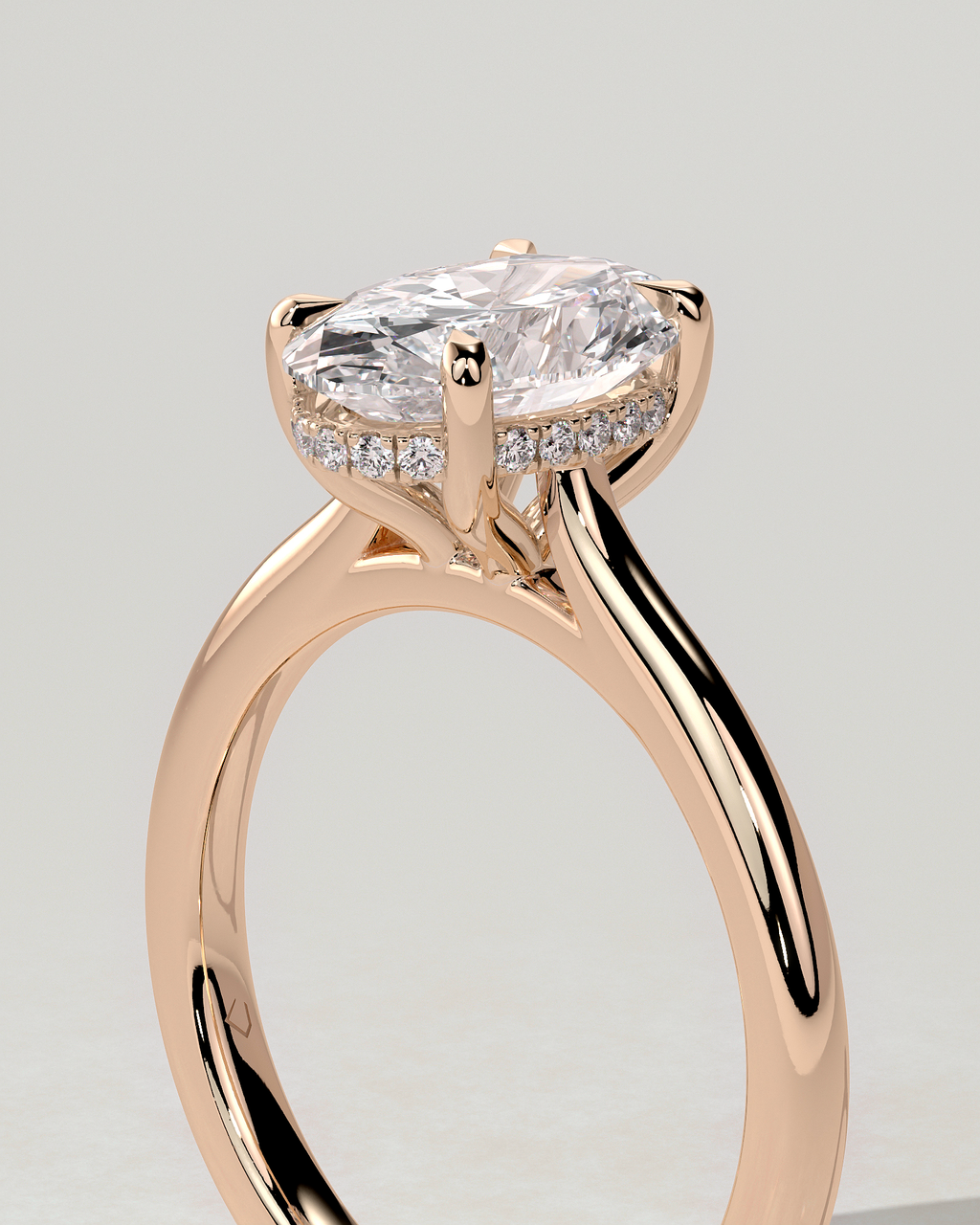 Bethany Solitaire Oval Ring