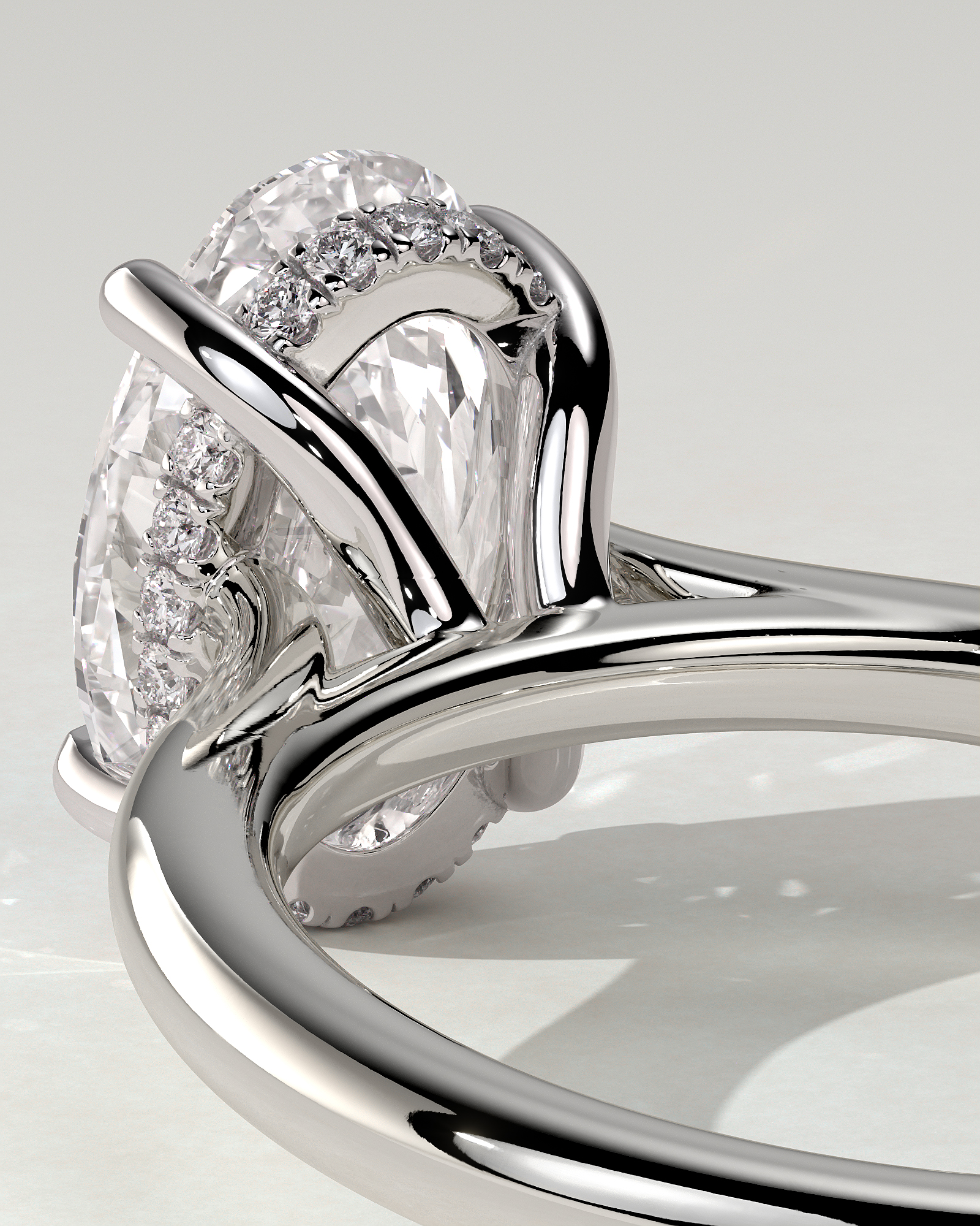 Bethany Solitaire Oval Ring