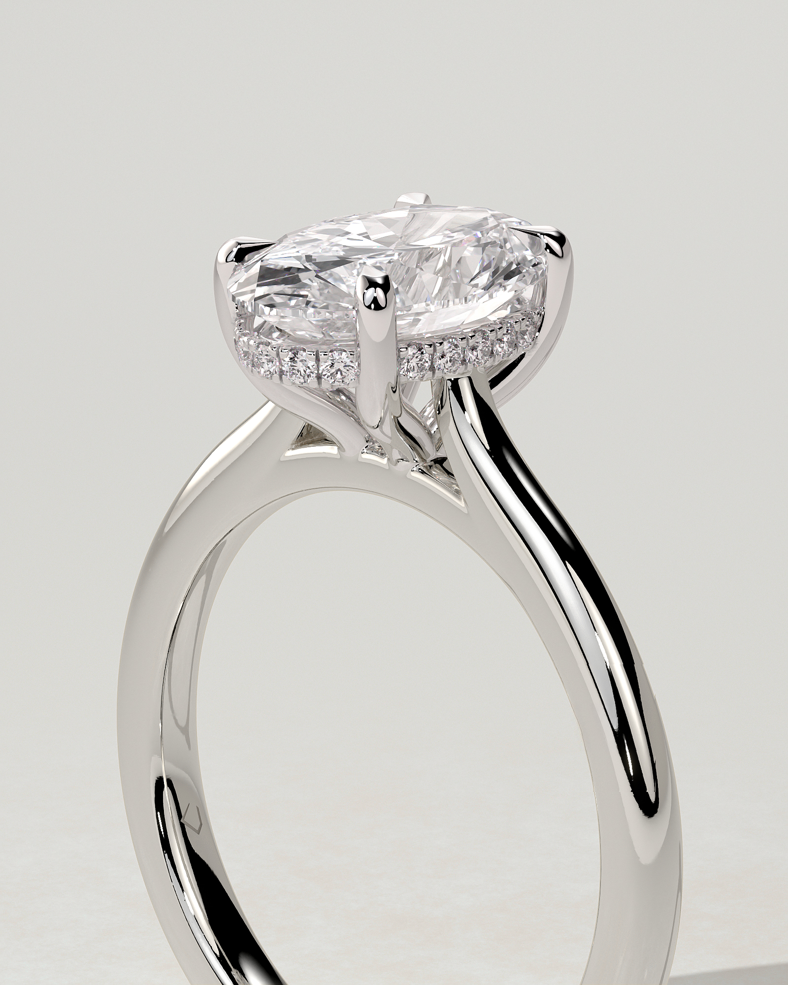 Bethany Solitaire Oval Ring